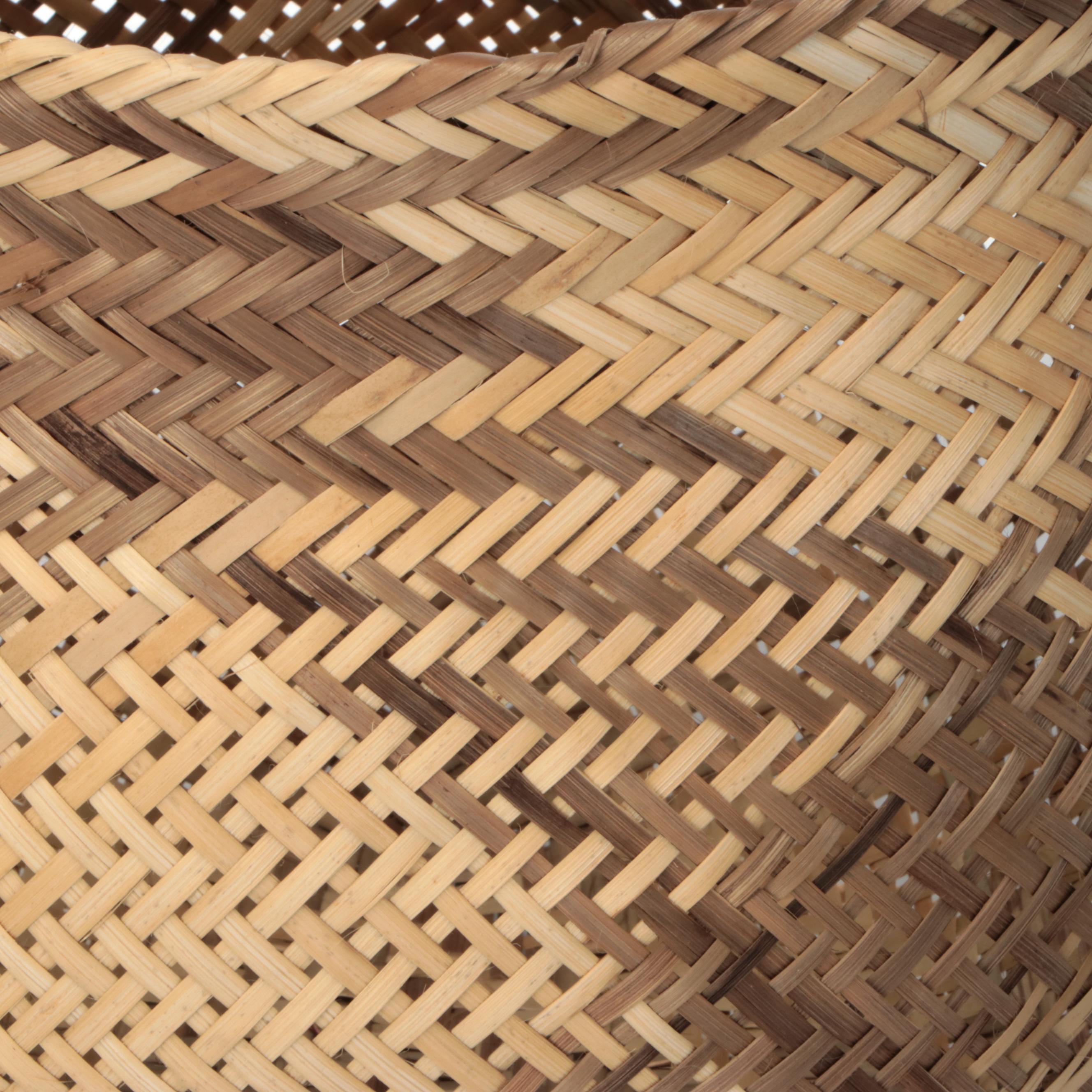 Panamanian Emberá-Wounaan Woven Plant Fiber Utilitarian Baskets