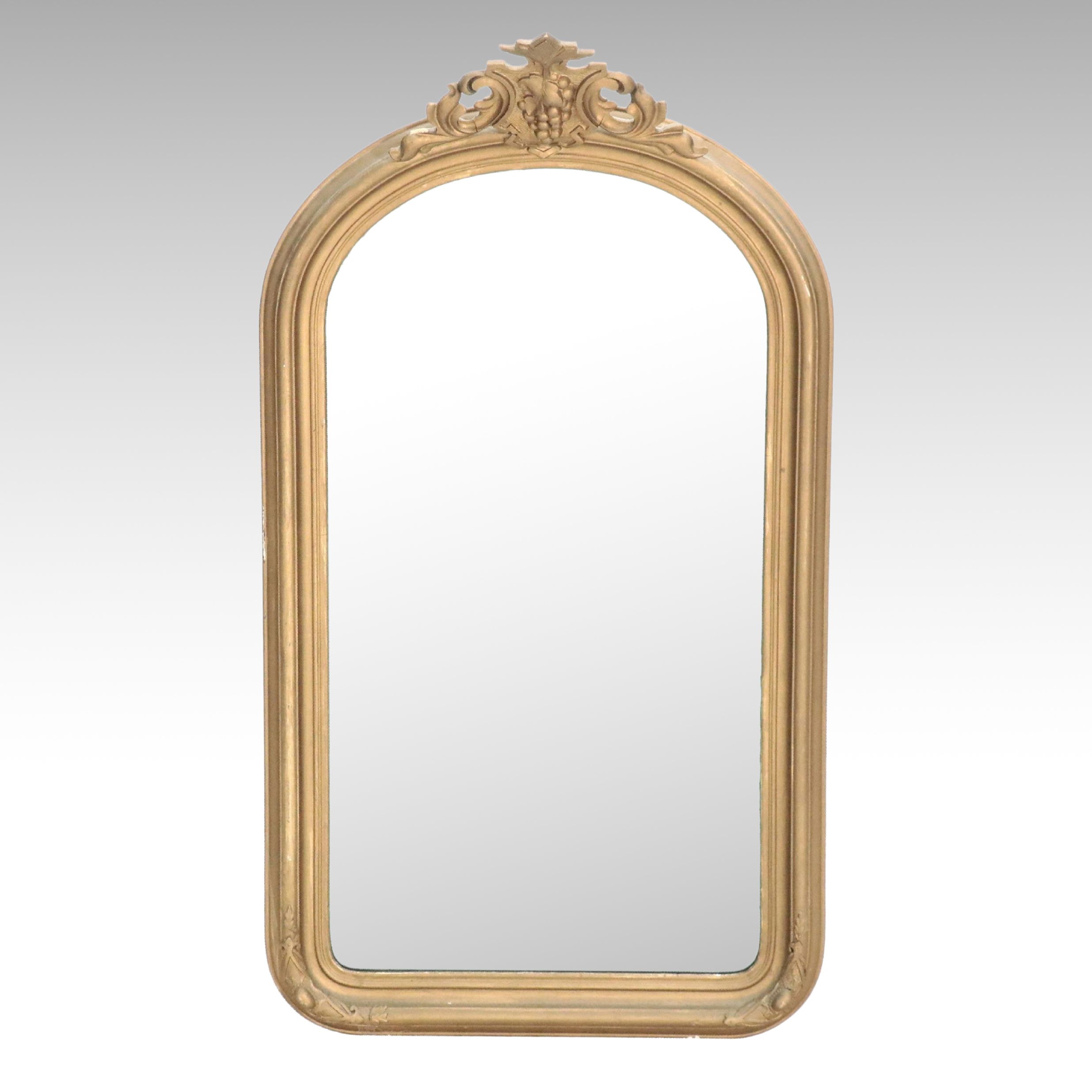 Victorian Style Gold Painted Wall Mirror