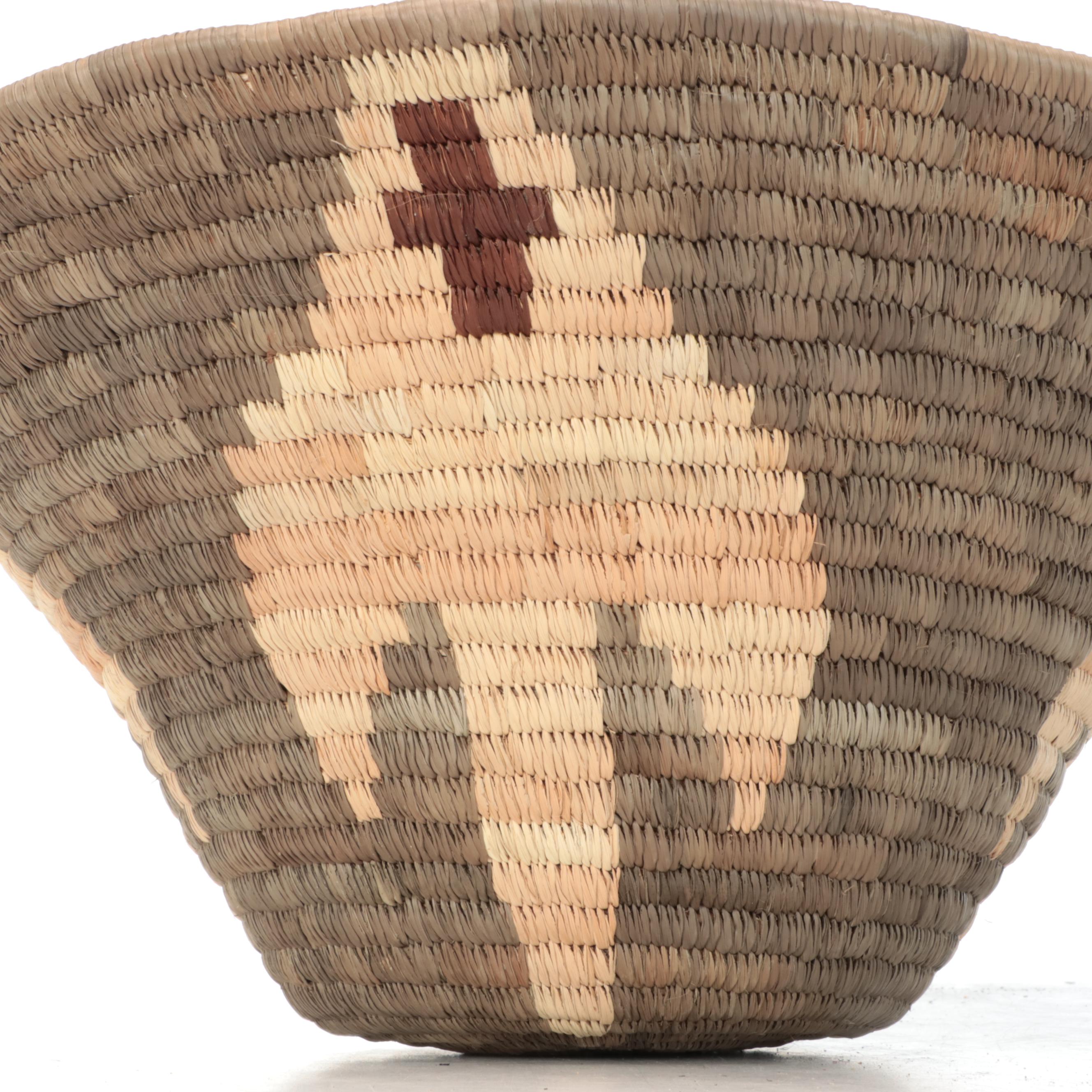 Namibian Ovambo Peoples Handwoven Plant Fiber Baskets