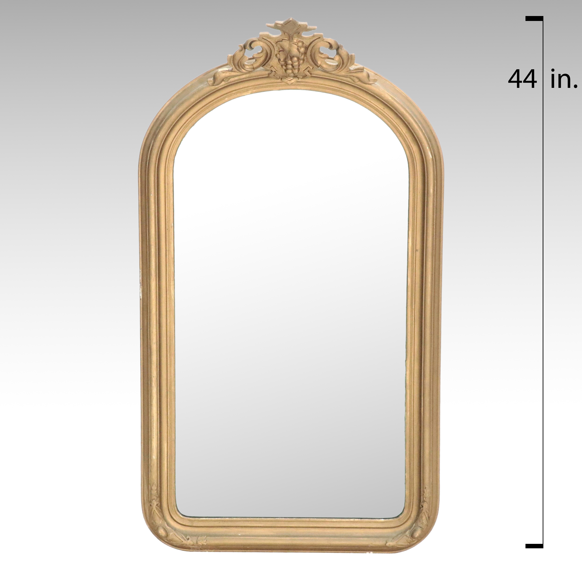 Victorian Style Gold Painted Wall Mirror