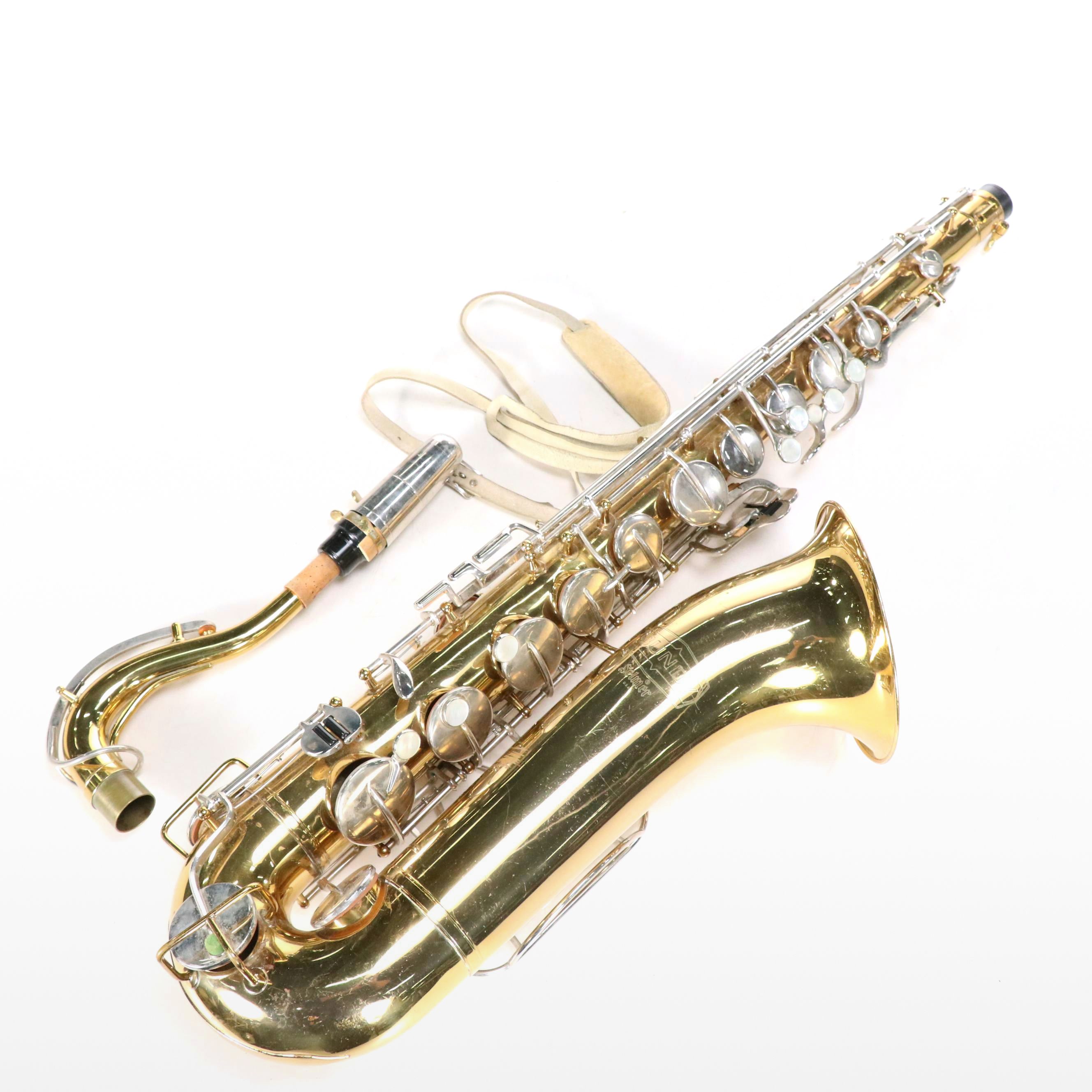 Selmer Bundy Gold-Finish Saxophone with Mother-of-Pearl Keys
