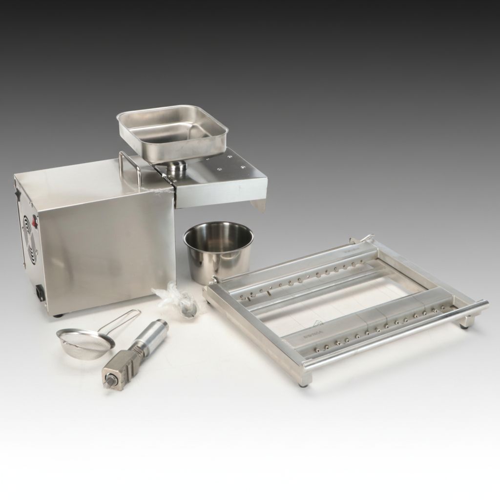 Commercial Oil Press Machine with Boska Wire Cheese Cutter