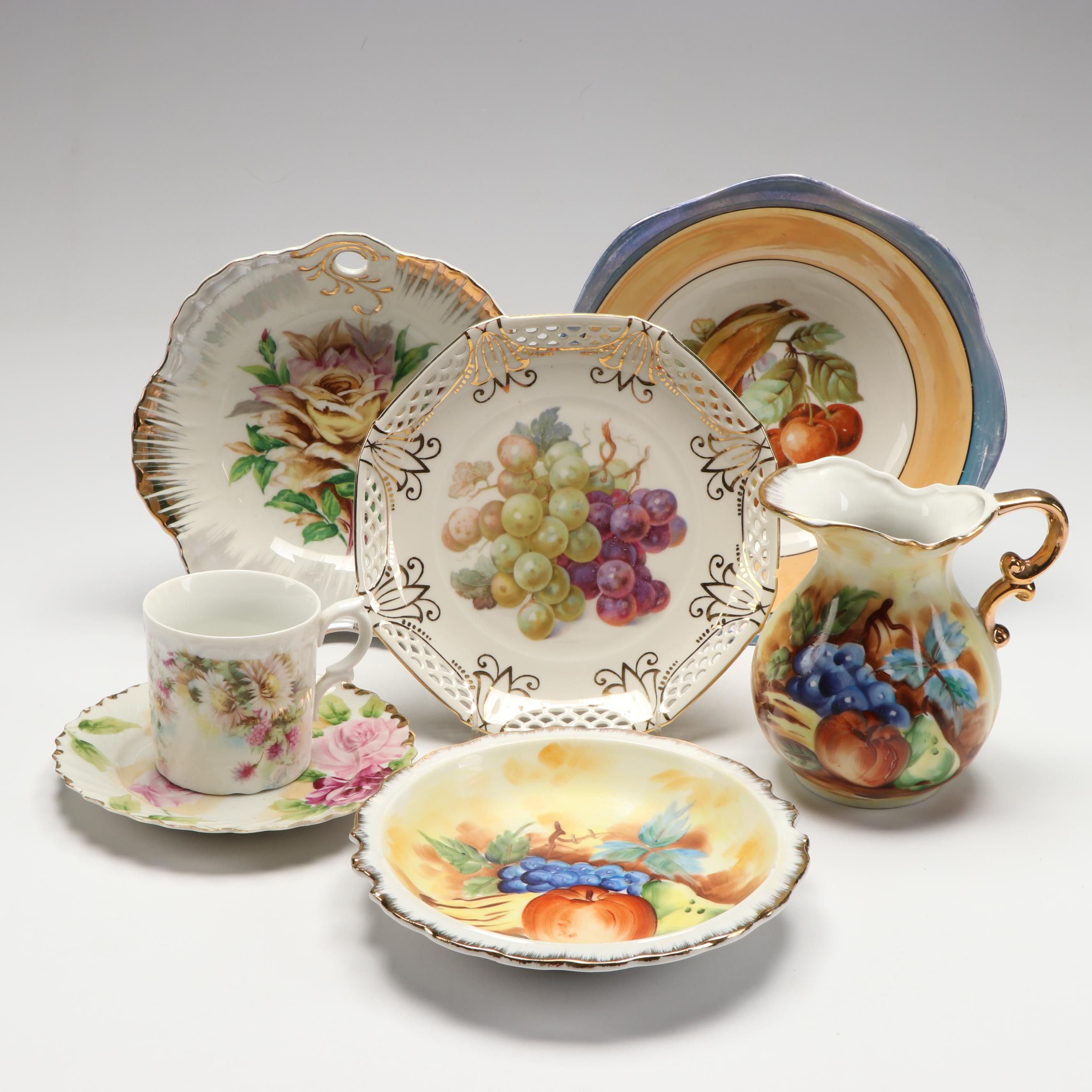 Schwarzenhammer Pierced with More Porcelain Dishes, Early to Mid-20th Century