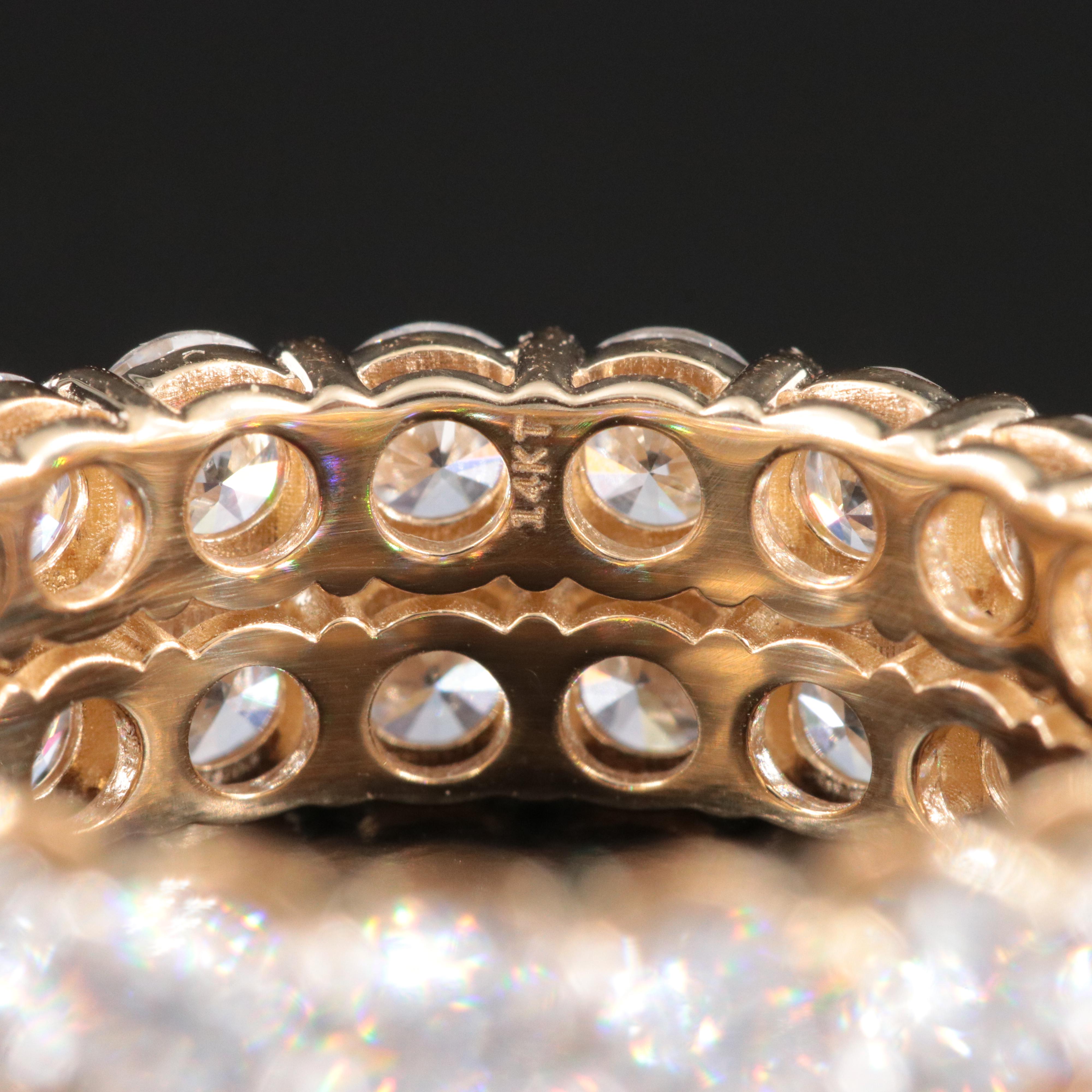 14K 5.01 CTW Lab Grown Diamond Eternity Band