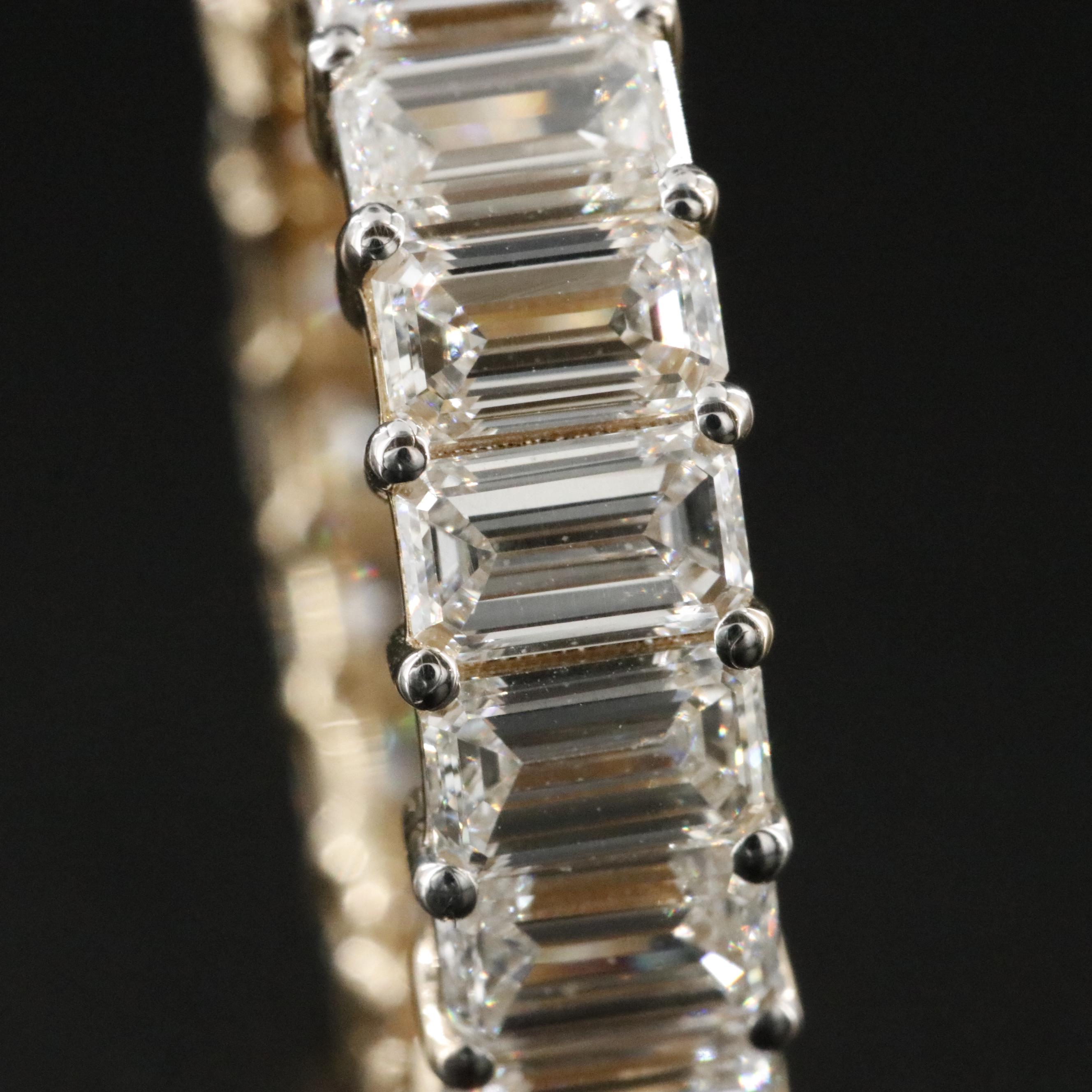 14K 7.16 CTW Lab Grown Diamond Eternity Band