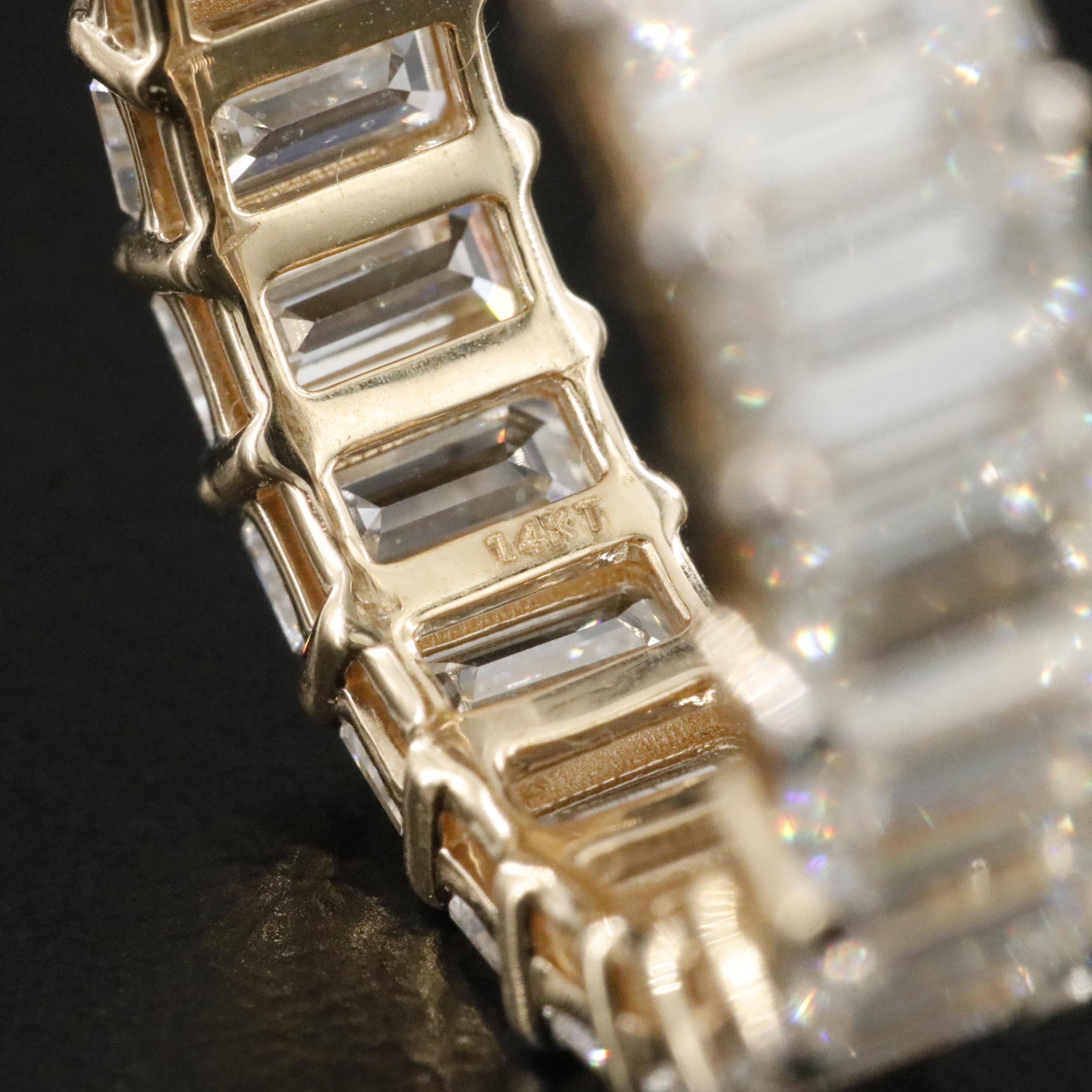 14K 7.16 CTW Lab Grown Diamond Eternity Band