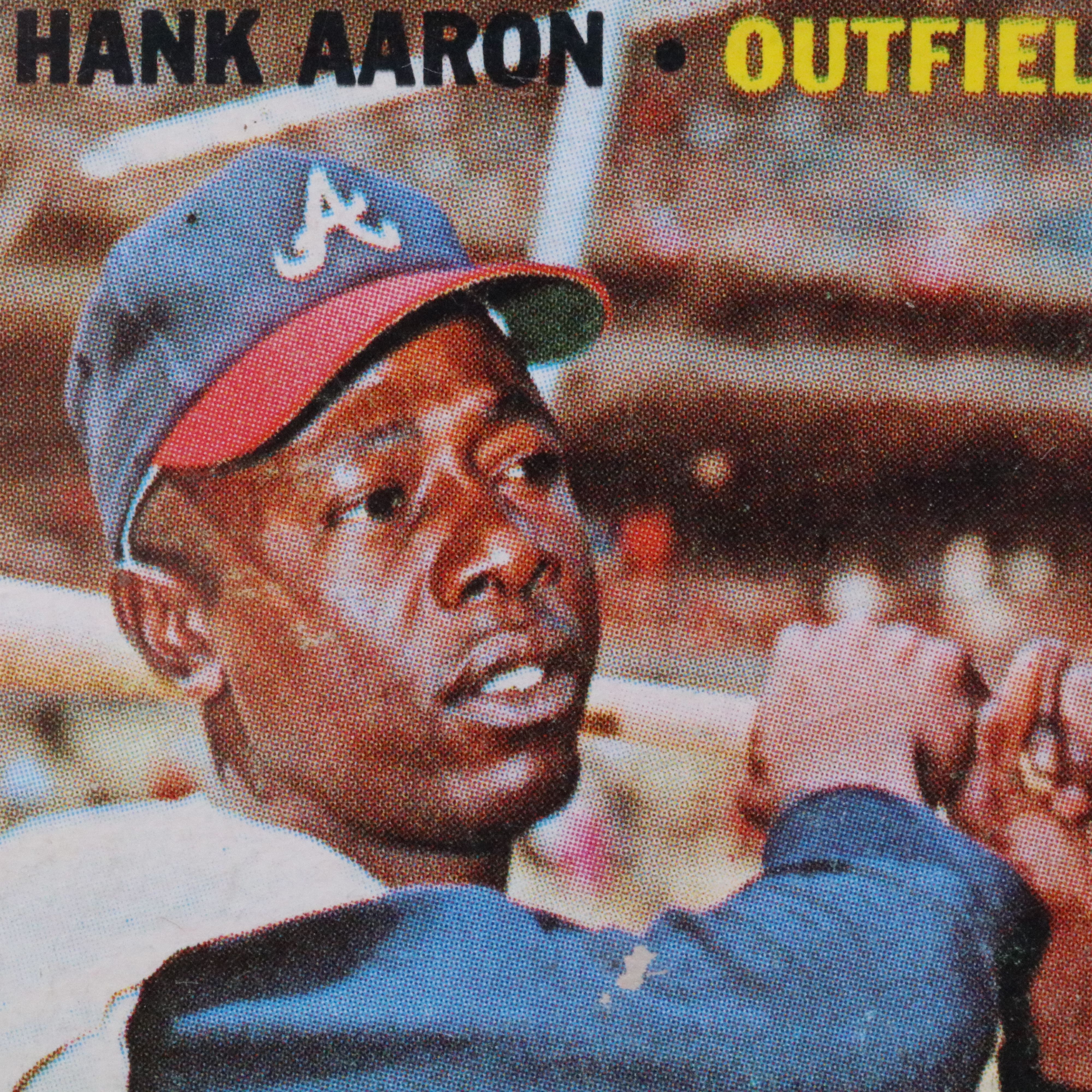 1967 Topps Hank Aaron Atlanta Braves Baseball Card