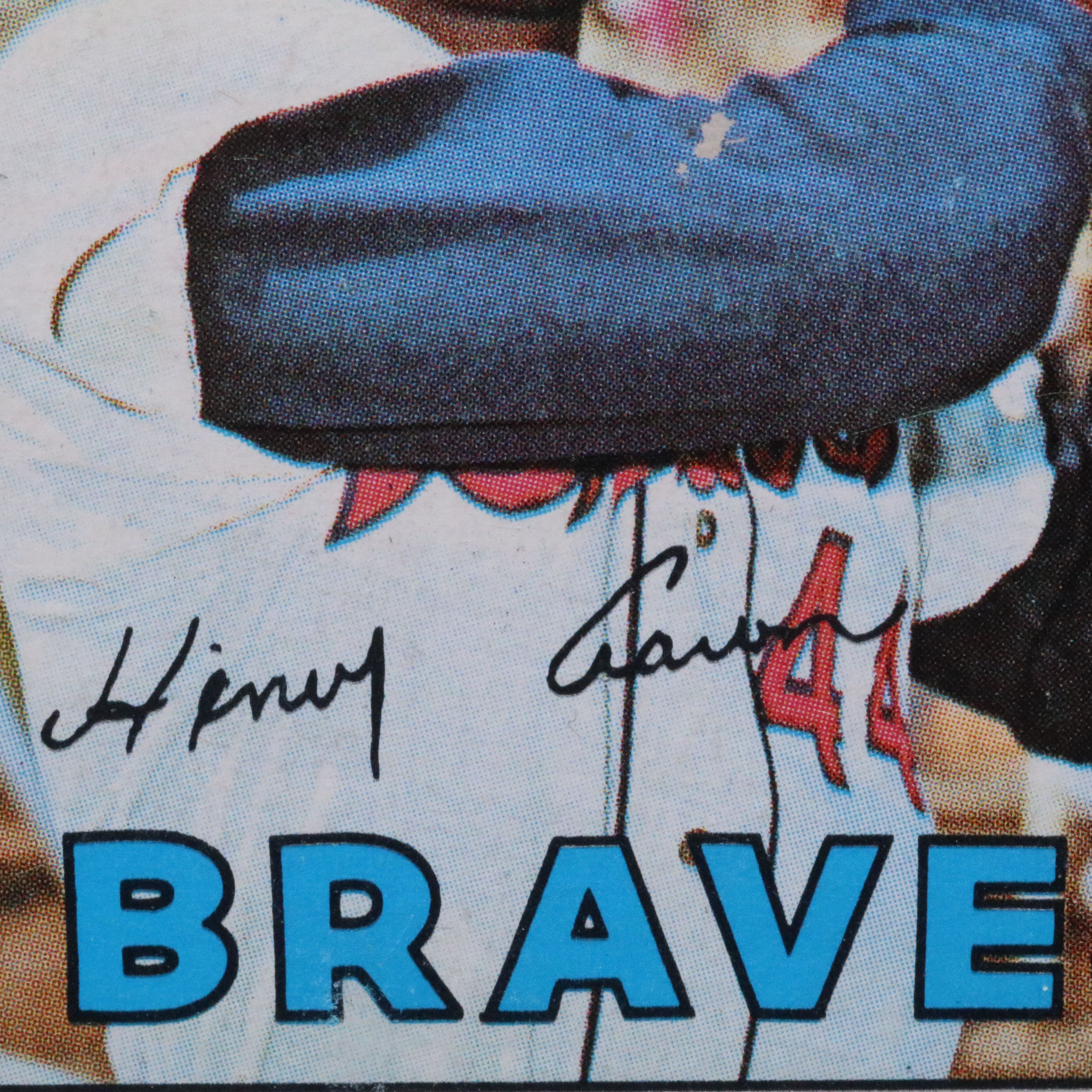 1967 Topps Hank Aaron Atlanta Braves Baseball Card