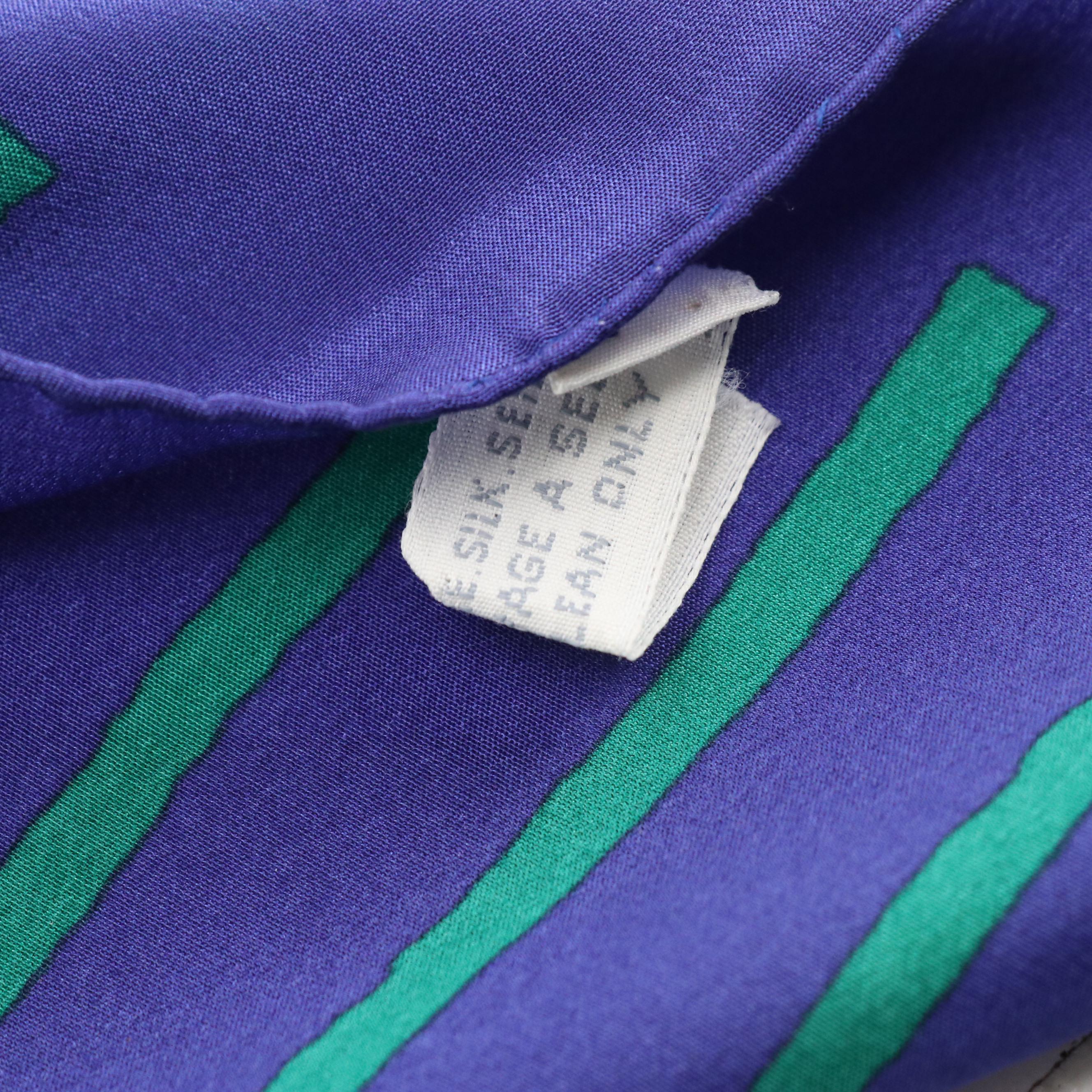 Christian Dior Vintage Horsebit Link Bracelet, Clip Earrings, Printed Silk Scarf