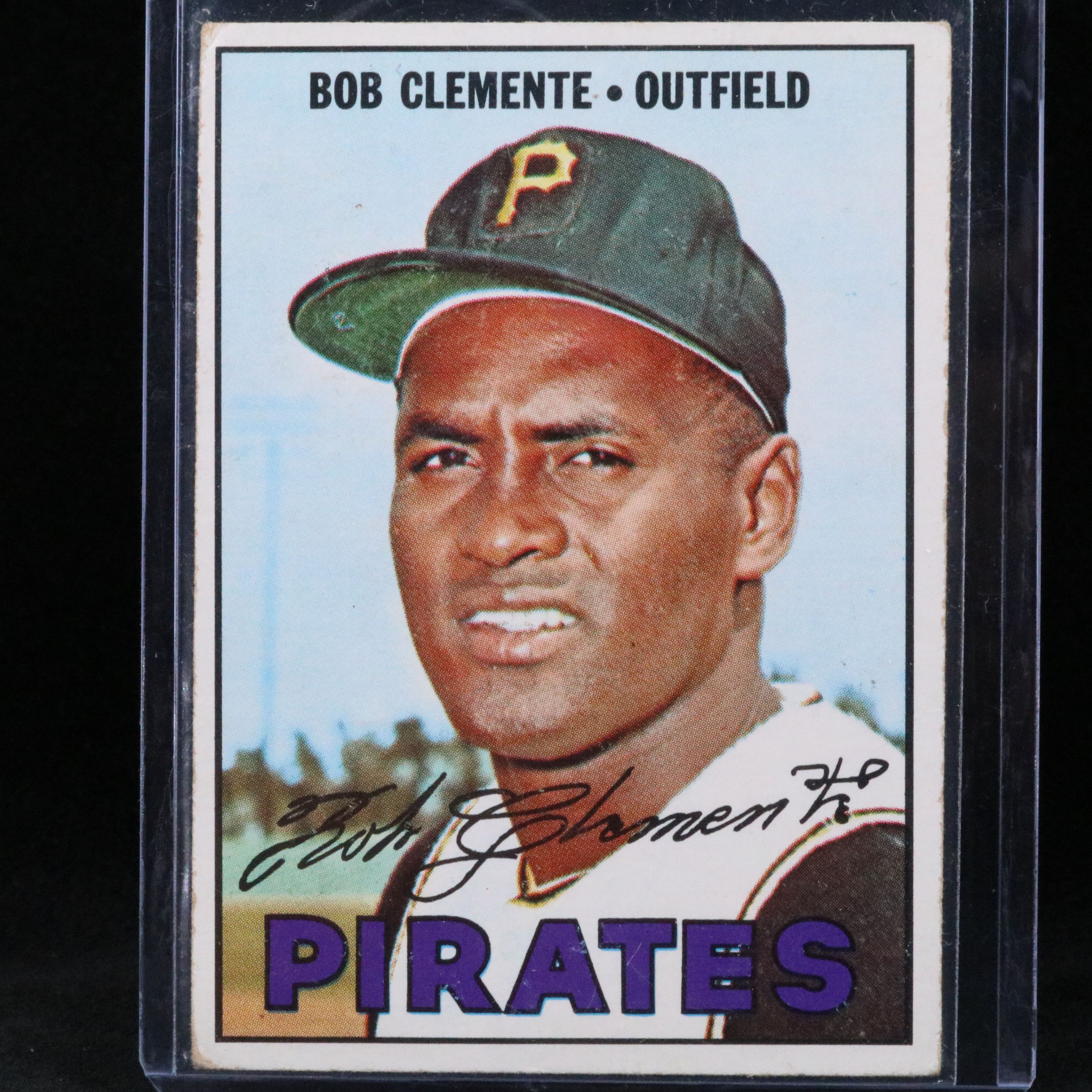 1967 Topps Roberto Clemente Pittsburgh Pirates Baseball Card