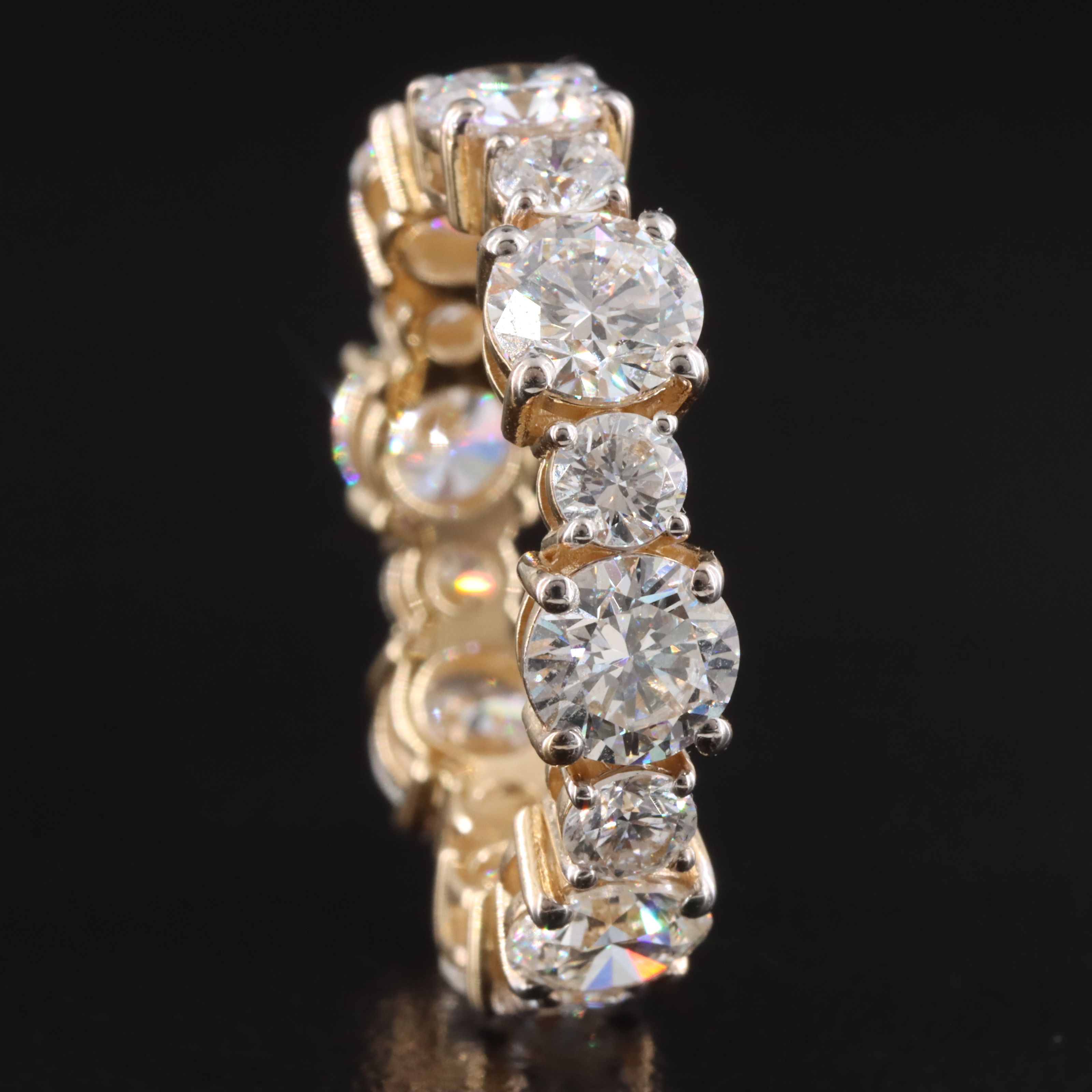 14K 5.13 CTW Lab Grown Diamond Eternity Band