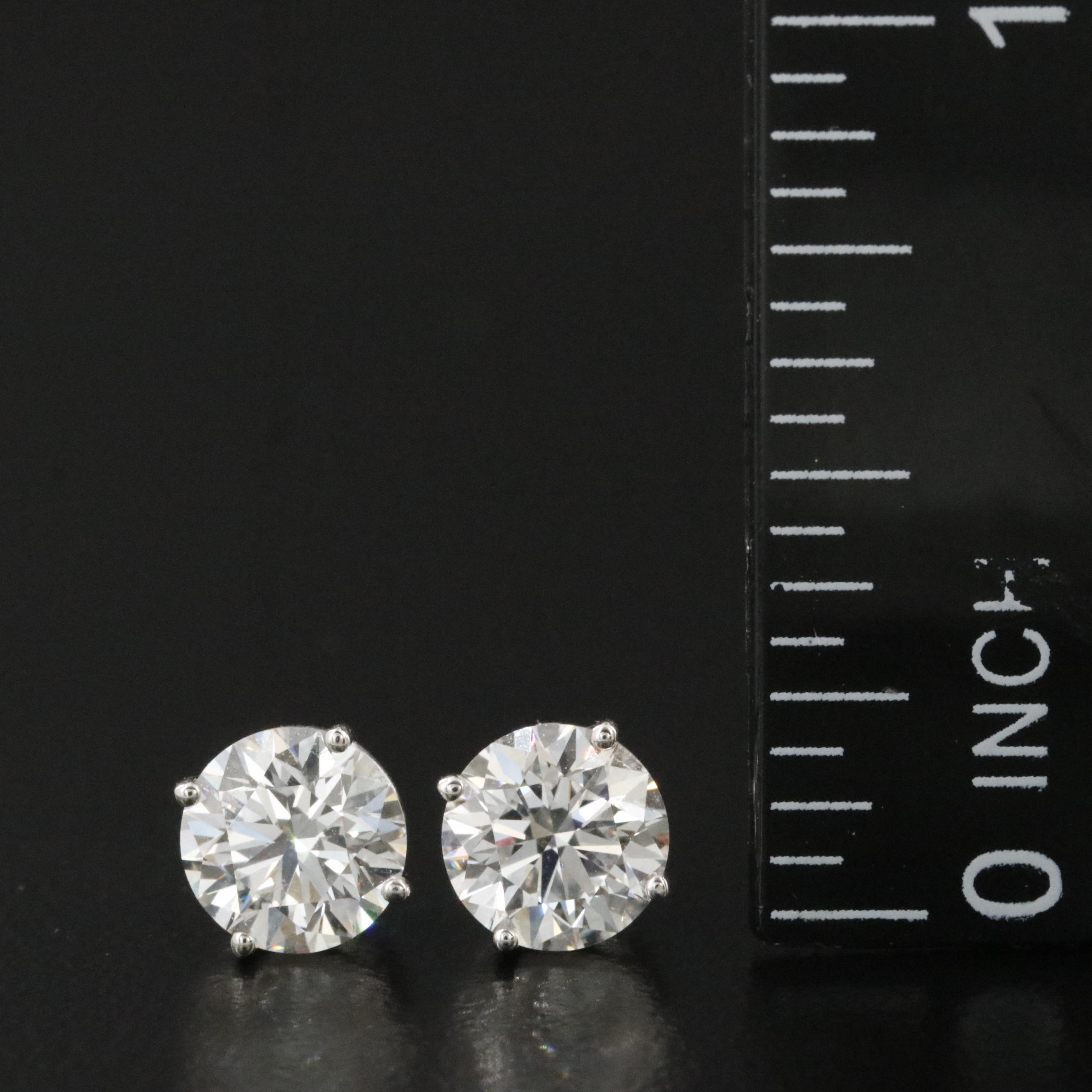 14K 1.90 CTW Lab Grown Diamond Solitaire Earrings