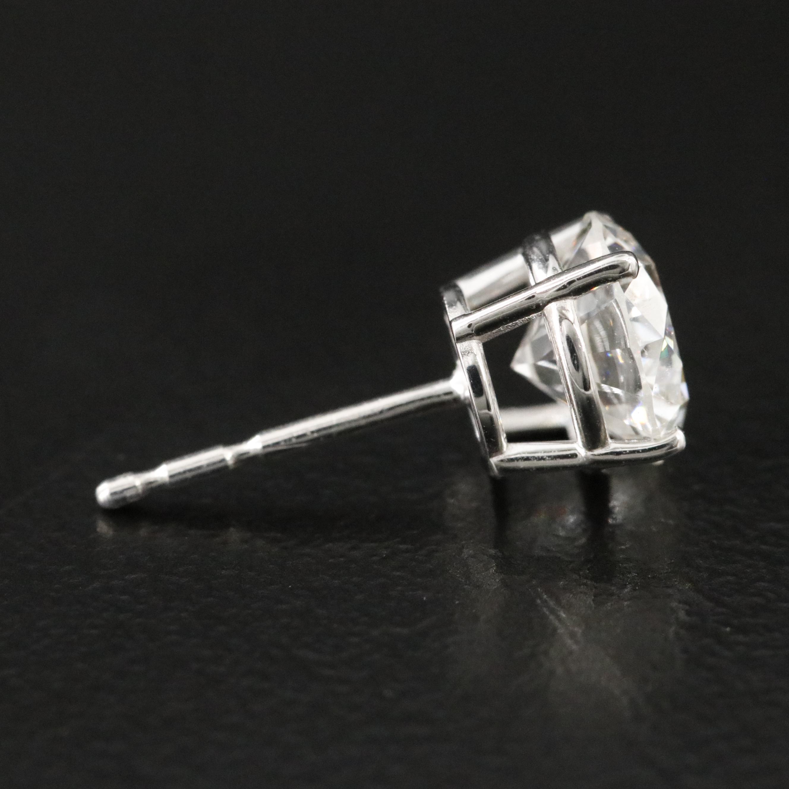 14K 1.90 CTW Lab Grown Diamond Solitaire Earrings