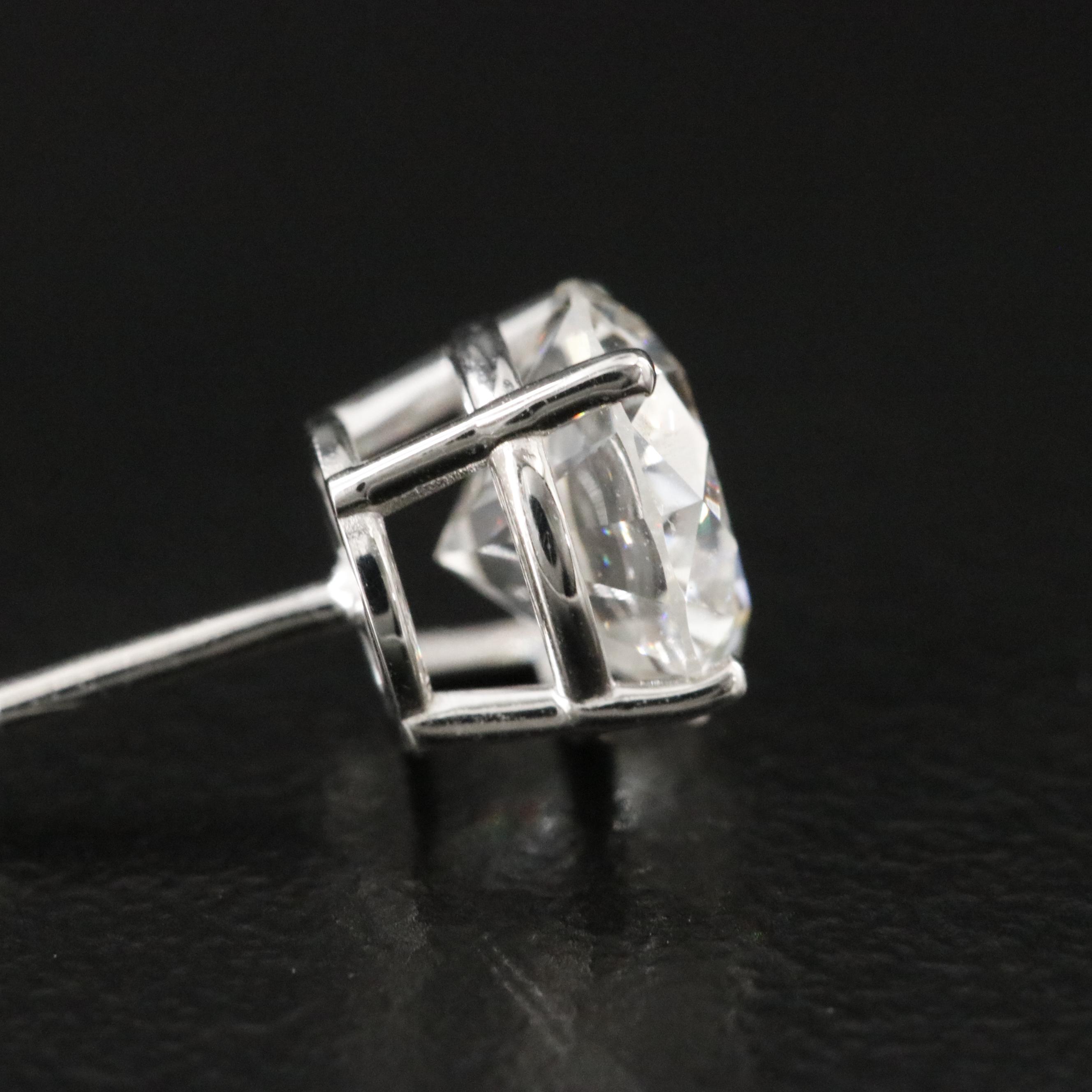 14K 1.90 CTW Lab Grown Diamond Solitaire Earrings