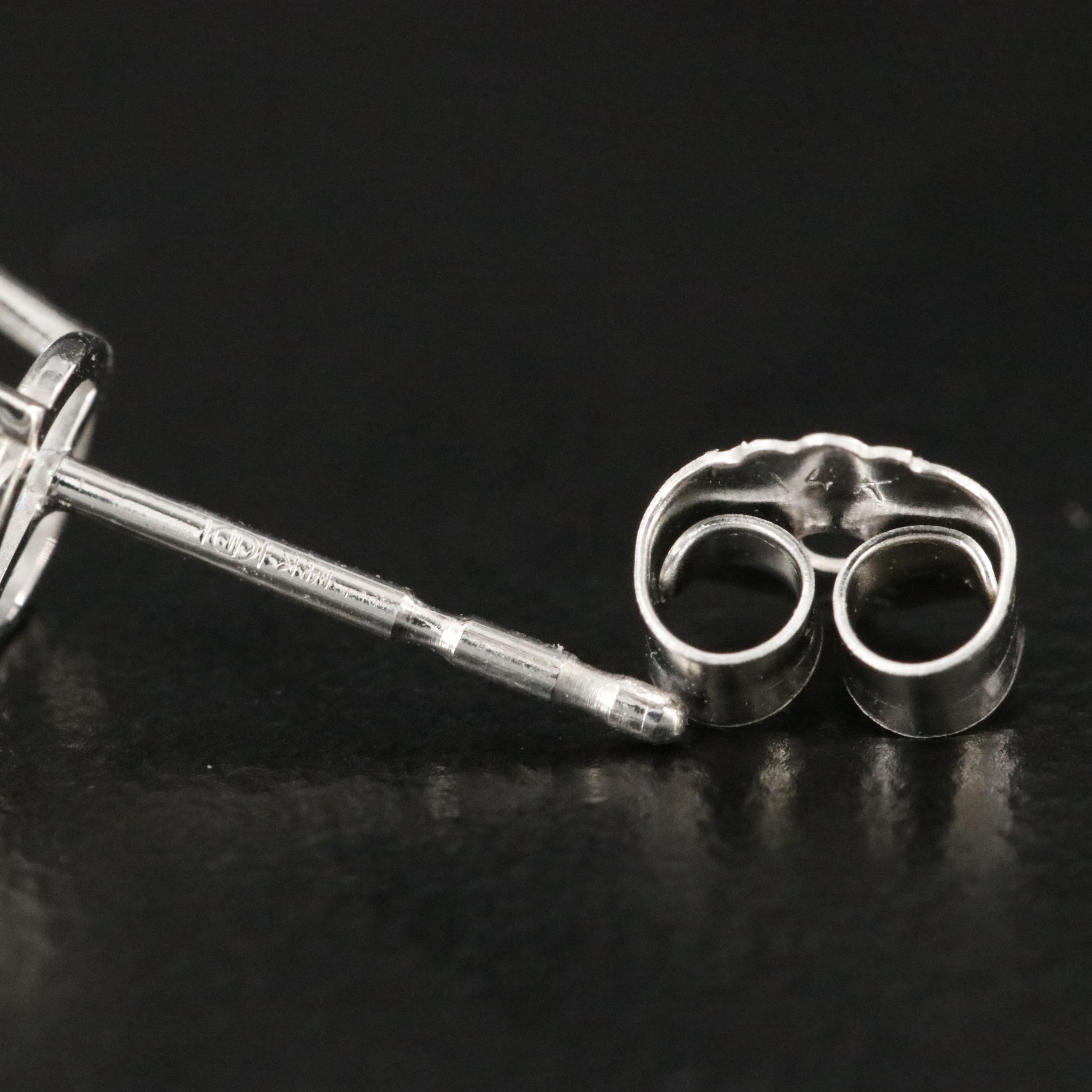 14K 1.90 CTW Lab Grown Diamond Solitaire Earrings