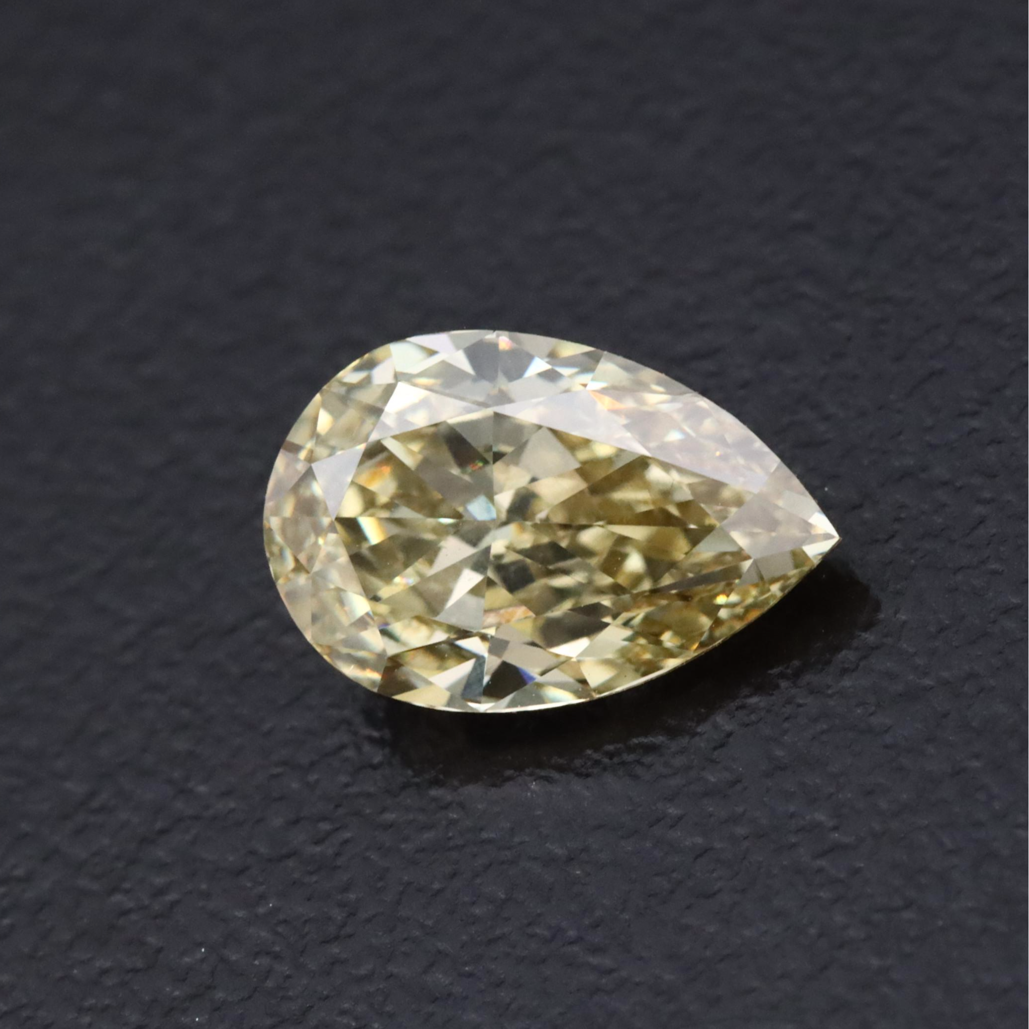 Loose 2.03 CT Lab Grown Fancy Yellow Diamond with IGI Report