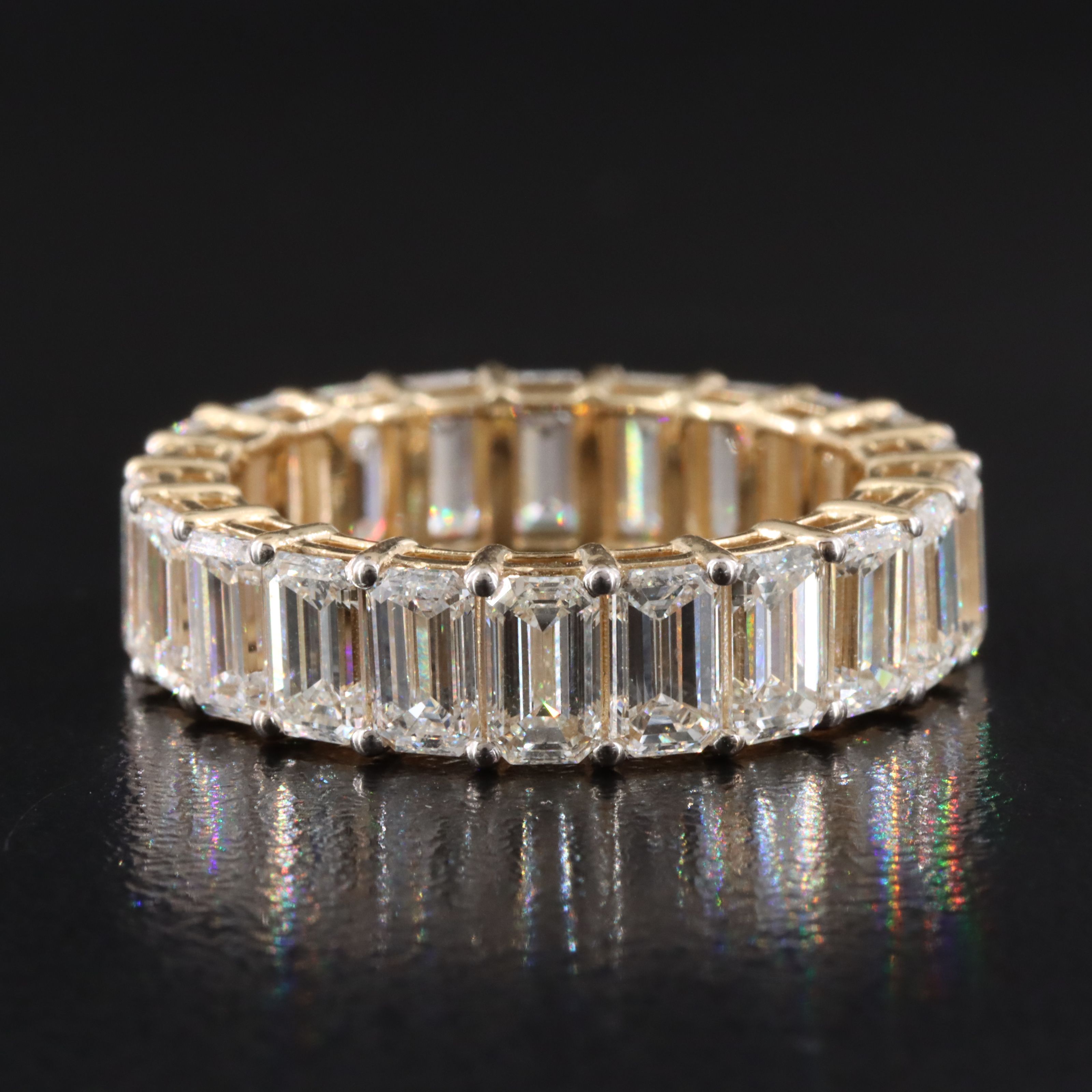 14K 6.90 CTW Lab Grown Diamond Eternity Band