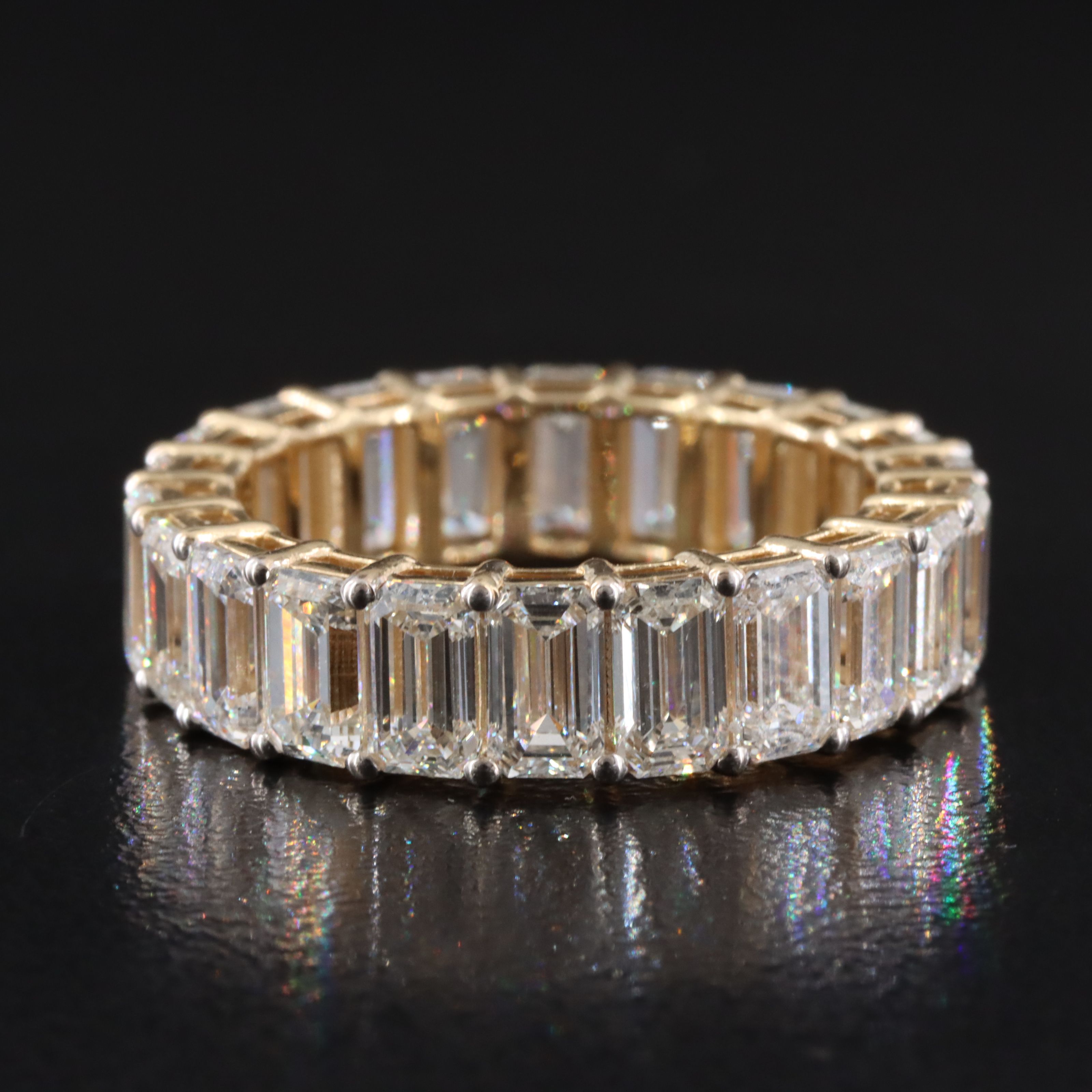 14K 6.90 CTW Lab Grown Diamond Eternity Band