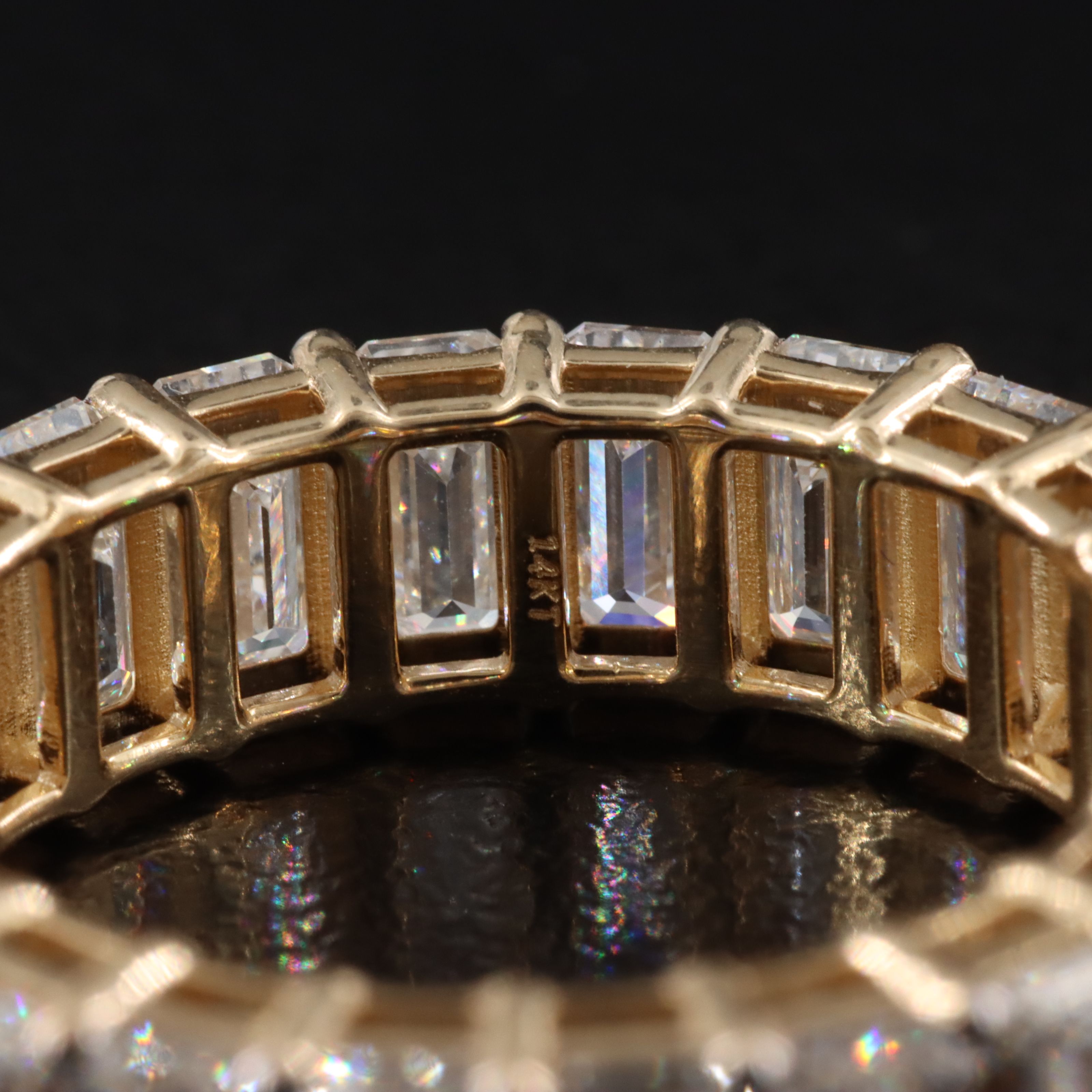 14K 6.90 CTW Lab Grown Diamond Eternity Band