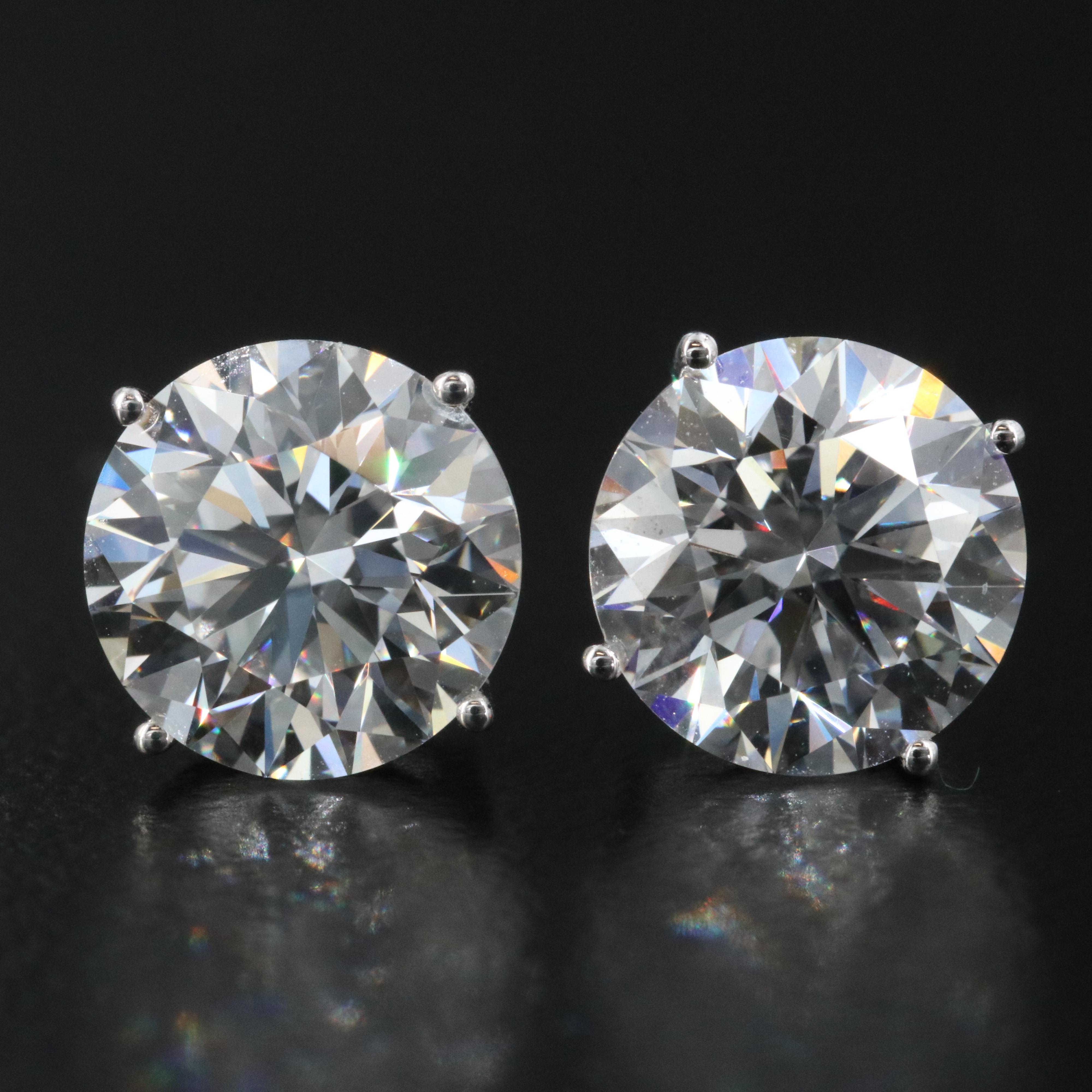 14K 4.00 CTW Lab Grown Diamond Stud Earrings