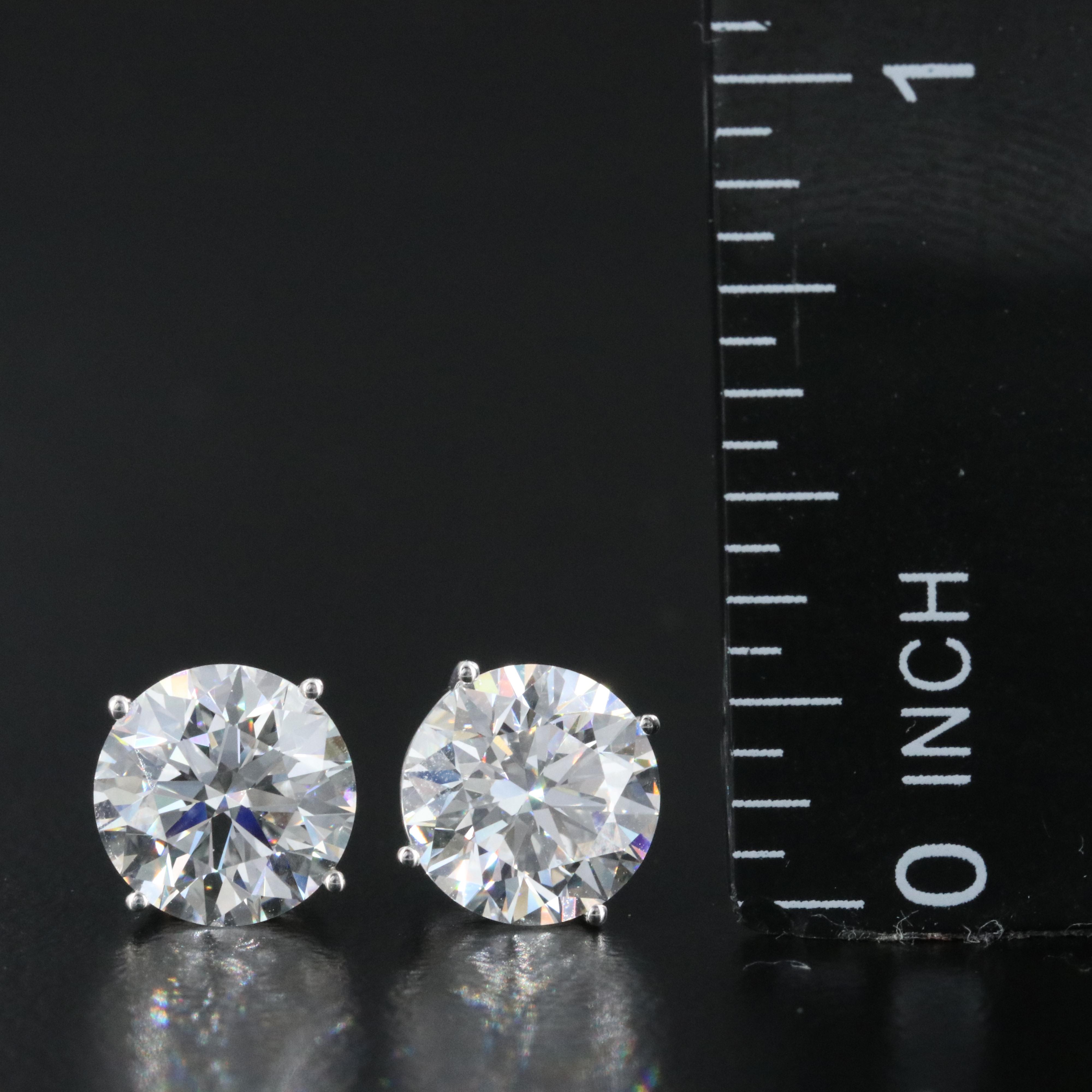 14K 4.00 CTW Lab Grown Diamond Stud Earrings