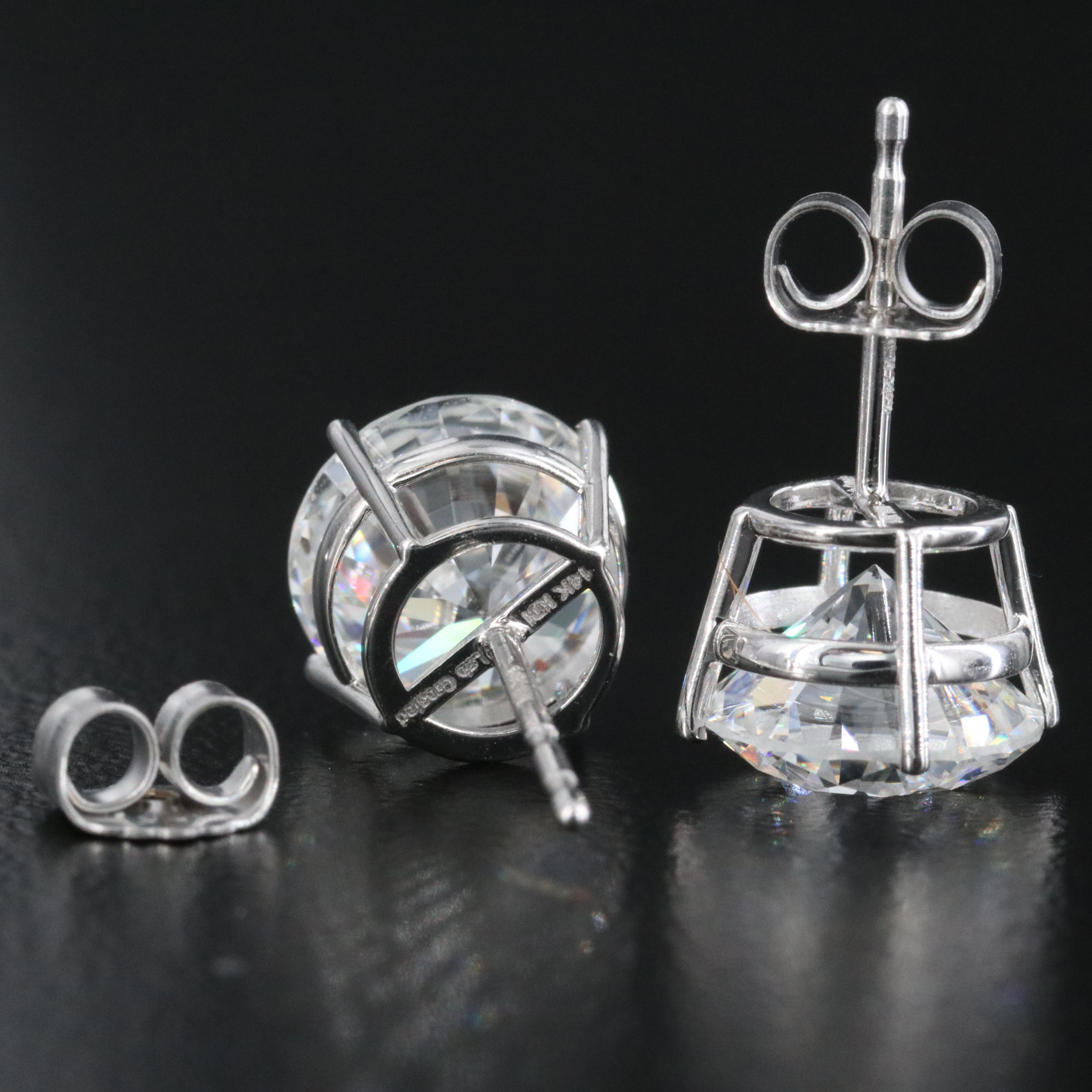 14K 4.00 CTW Lab Grown Diamond Stud Earrings