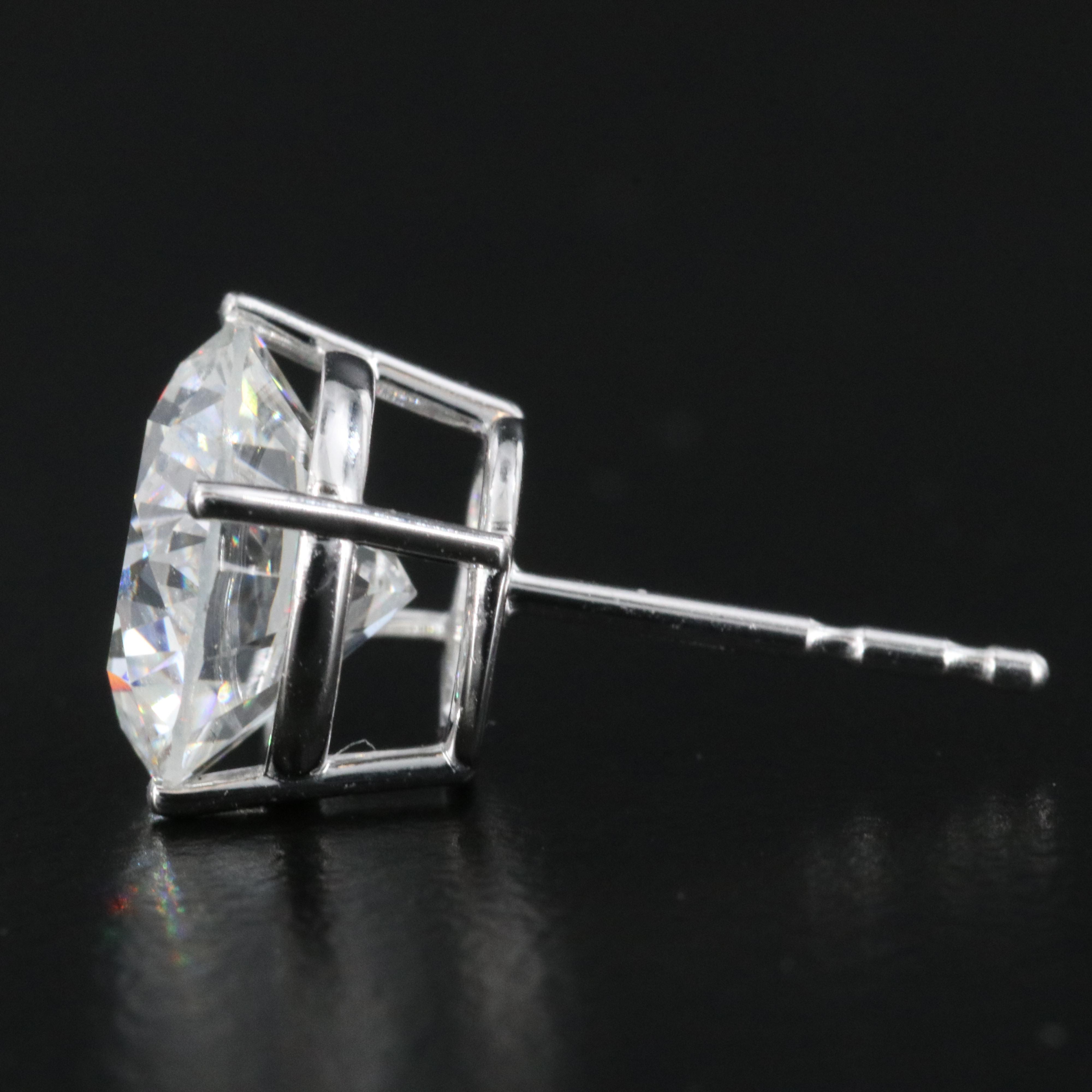14K 4.00 CTW Lab Grown Diamond Stud Earrings