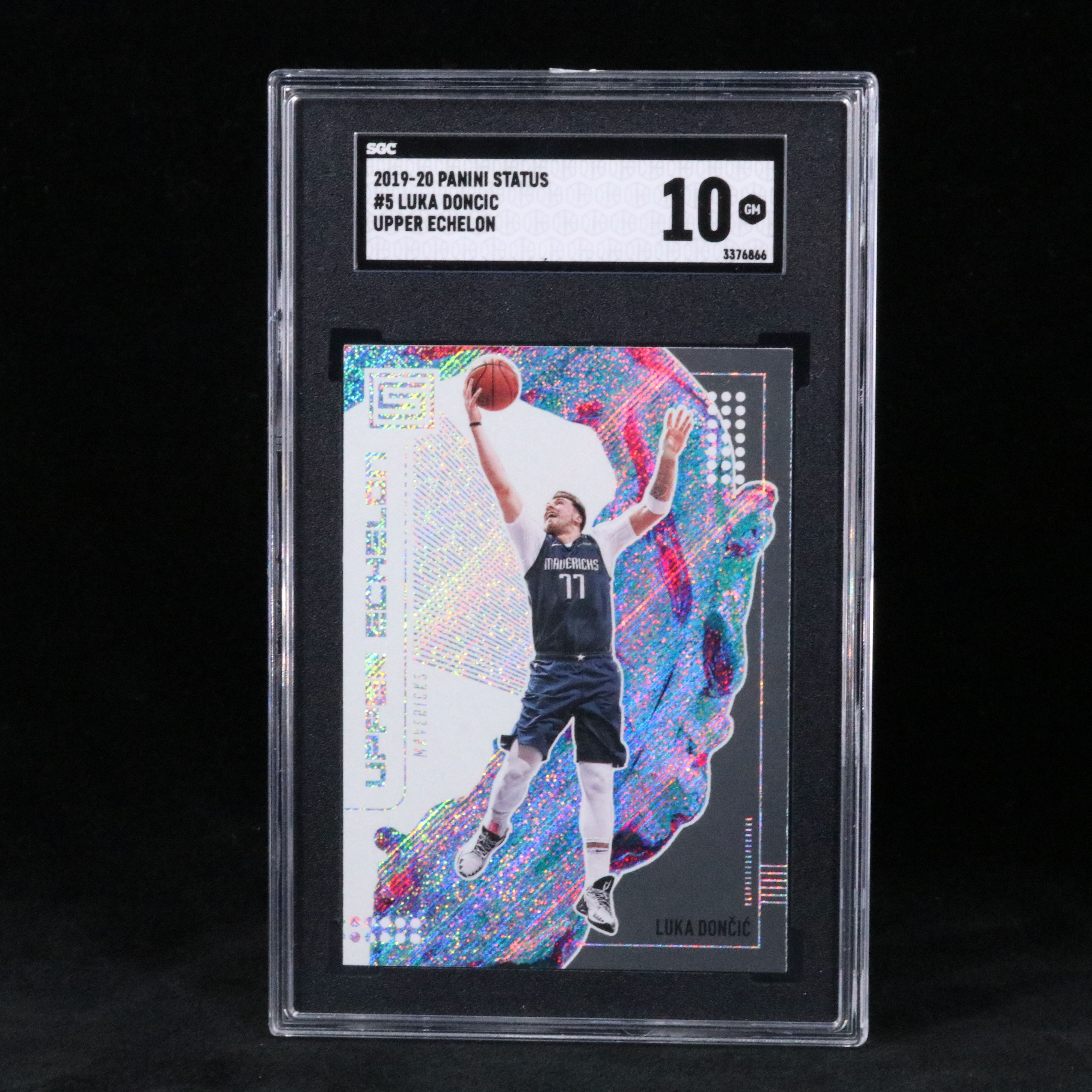 2019-20 Status Luka Doncic Upper Echelon Basketball Card Graded SGC 10