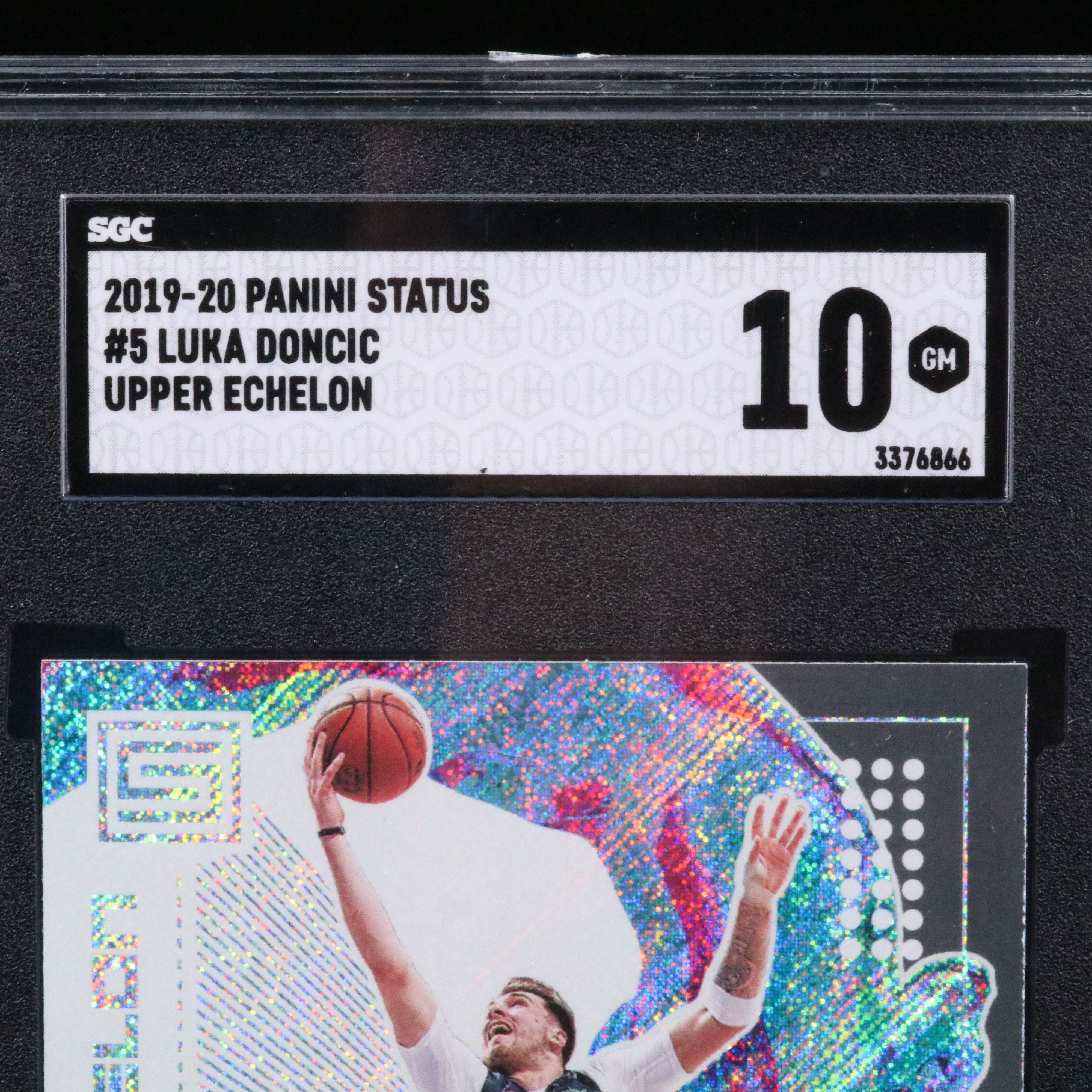 2019-20 Status Luka Doncic Upper Echelon Basketball Card Graded SGC 10