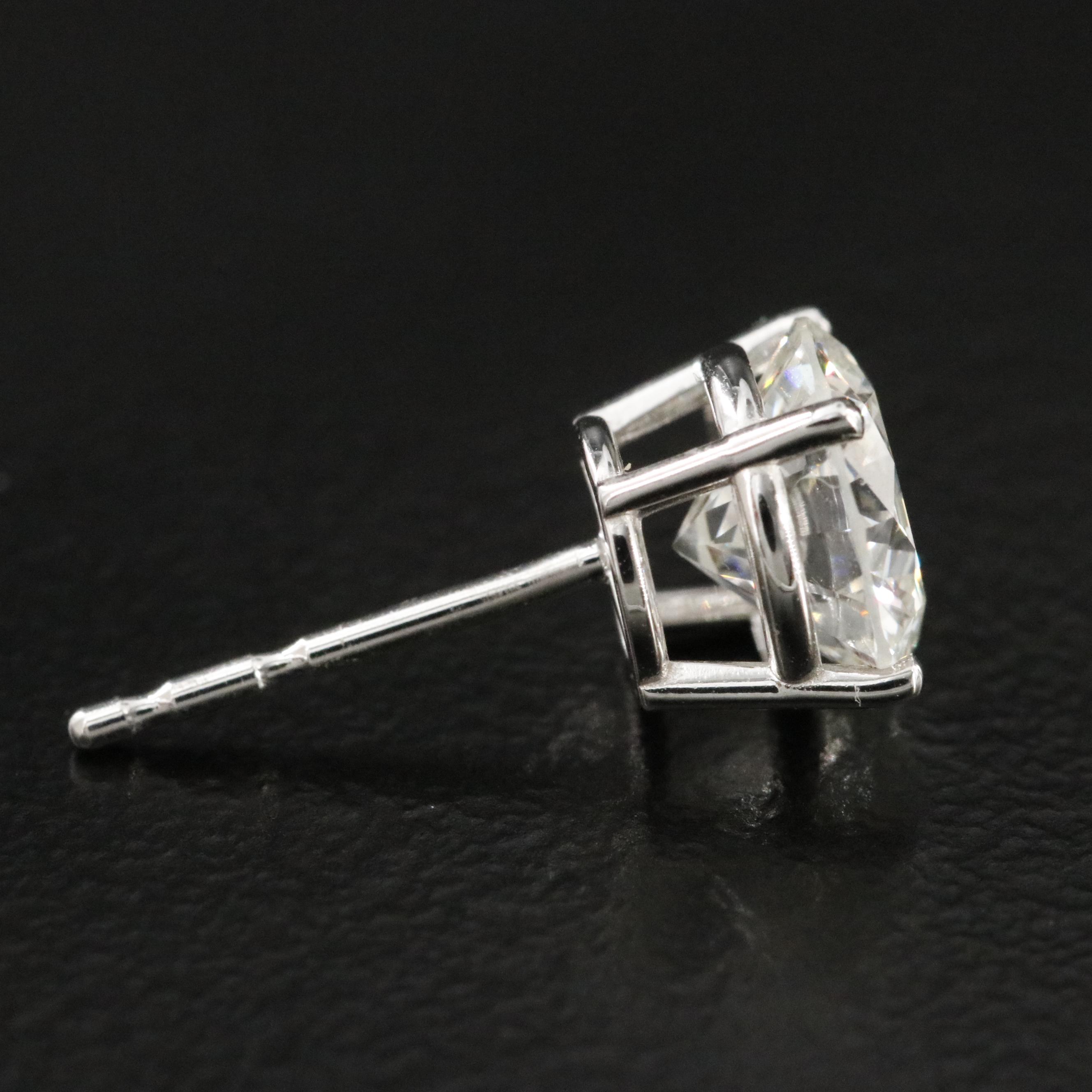 14K 1.95 CTW Lab Grown Diamond Solitaire Earrings