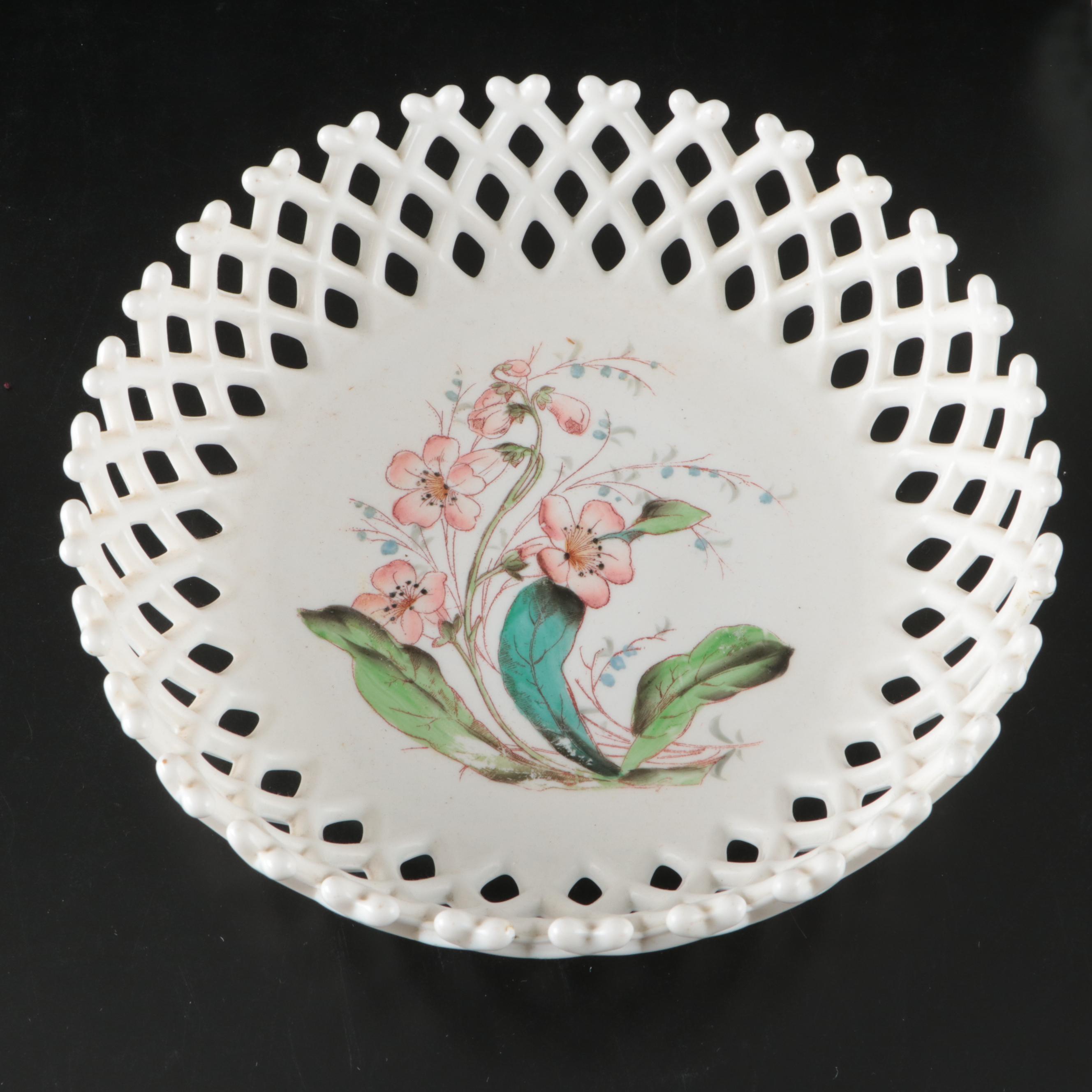 Milk Glass Centerpiece, Bowl and Vases, Early to Mid-20th Century