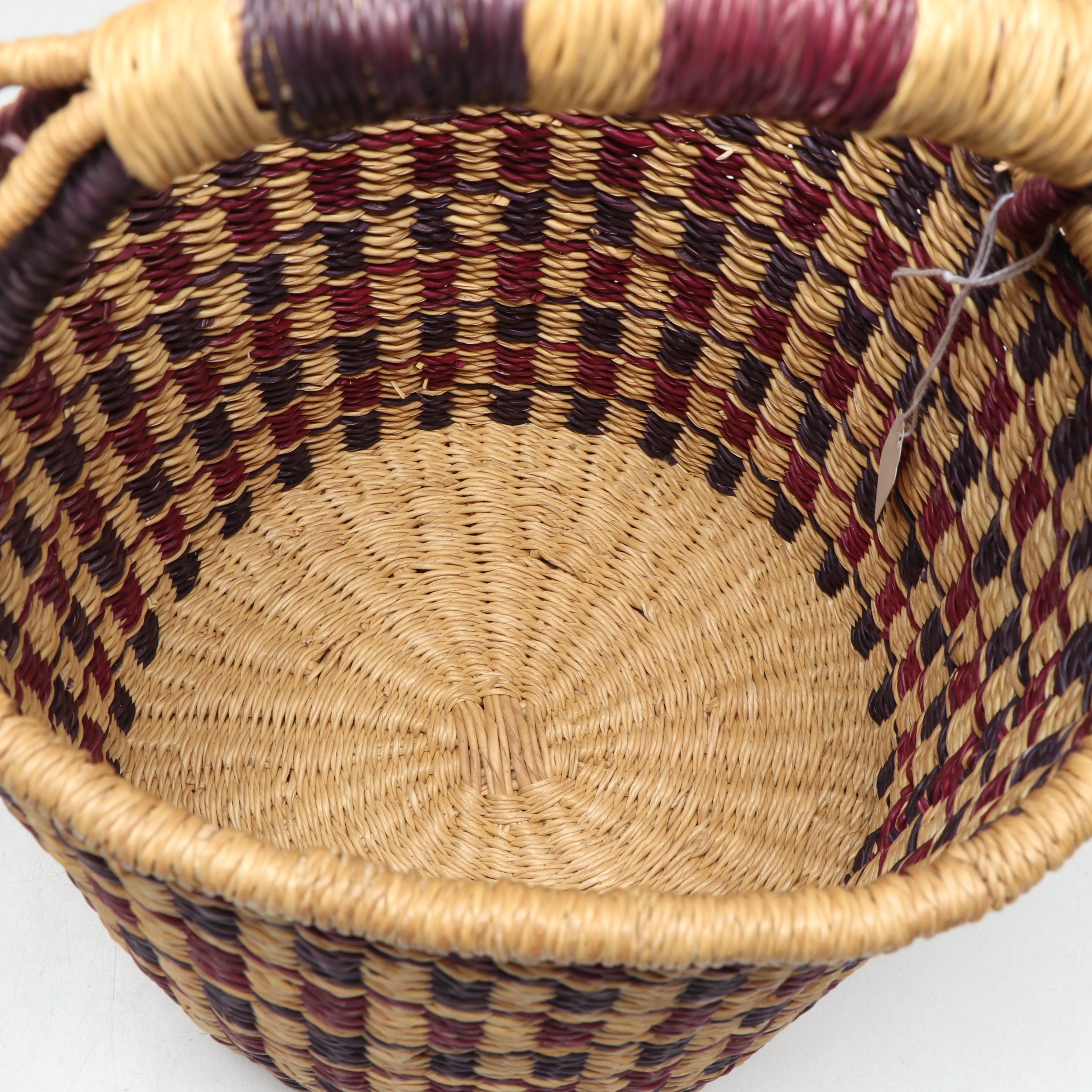 Ghanaian Hand-Woven Natural Material Baskets