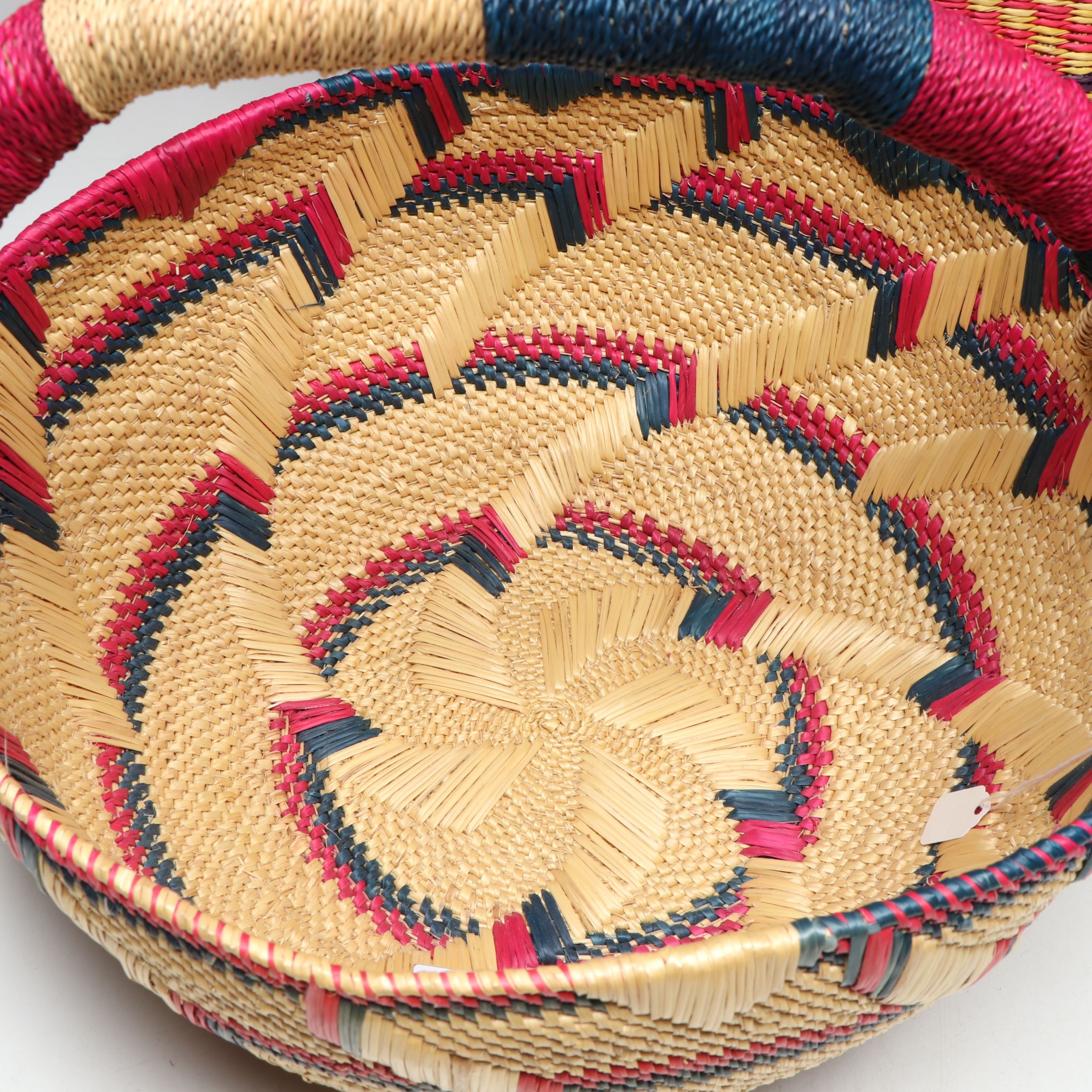 Ghanaian Hand-Woven Natural Material Baskets