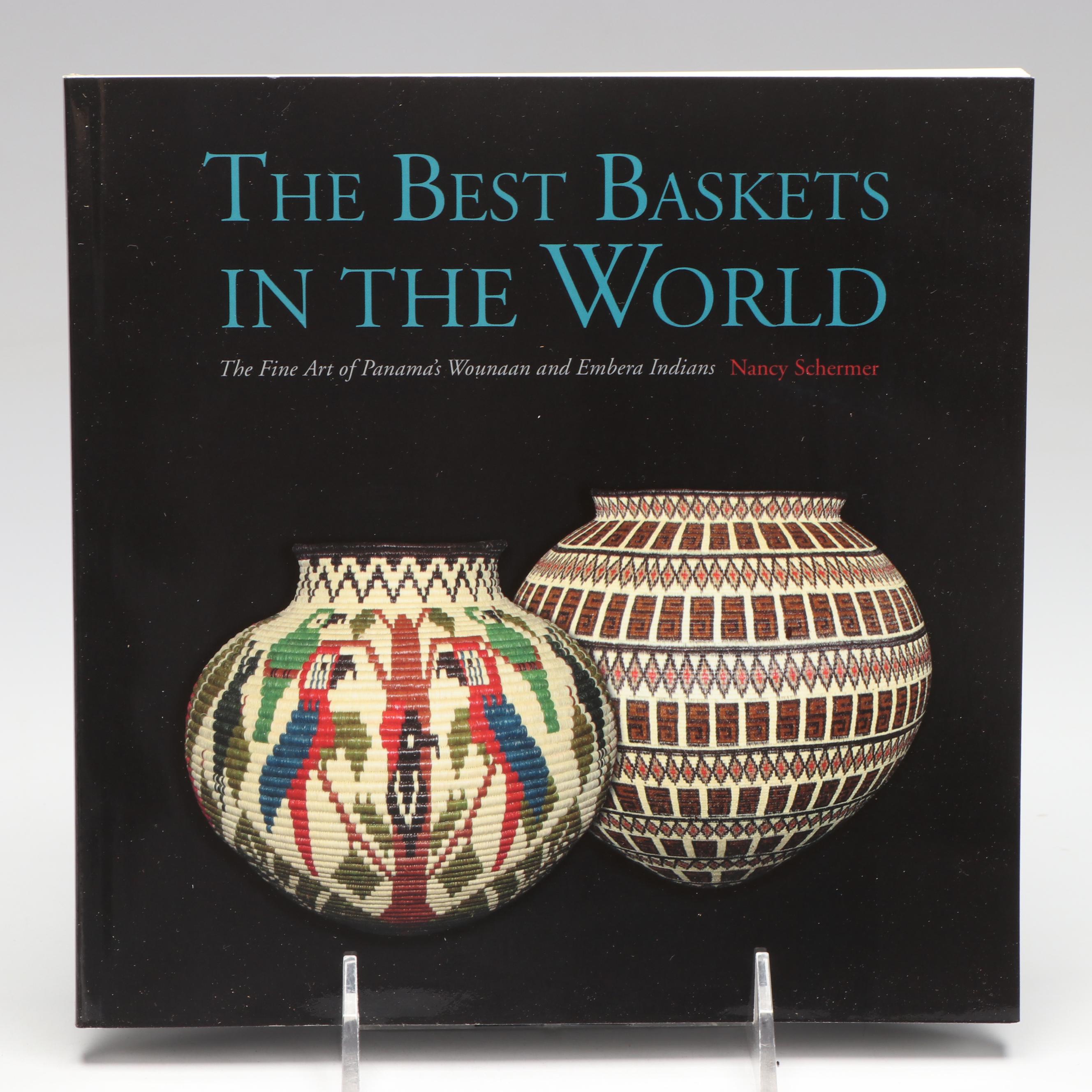 Panamanian Emberá-Wounaan Baskets with Butterfly and Geometric Designs