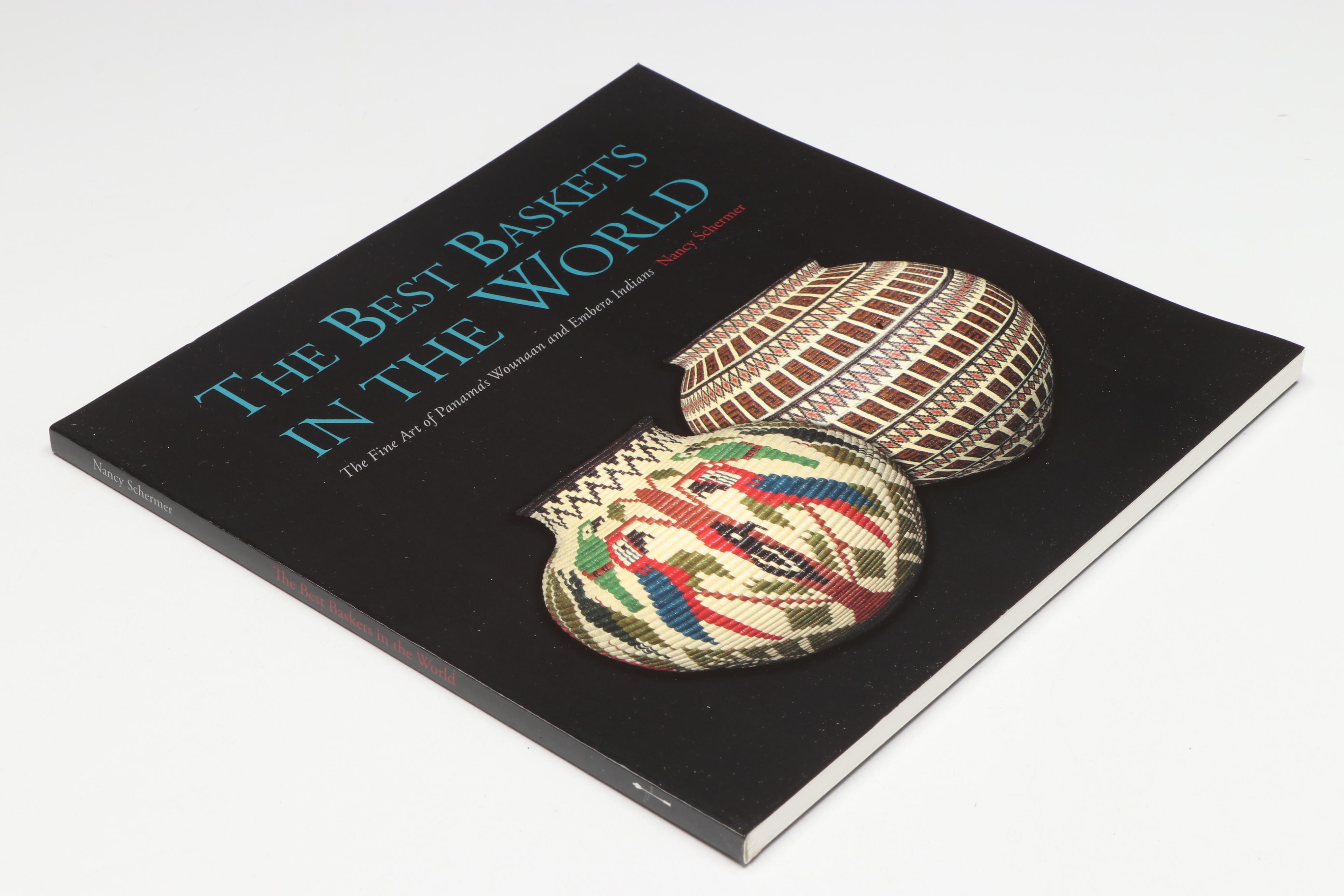 Panamanian Emberá-Wounaan Baskets with Butterfly and Geometric Designs