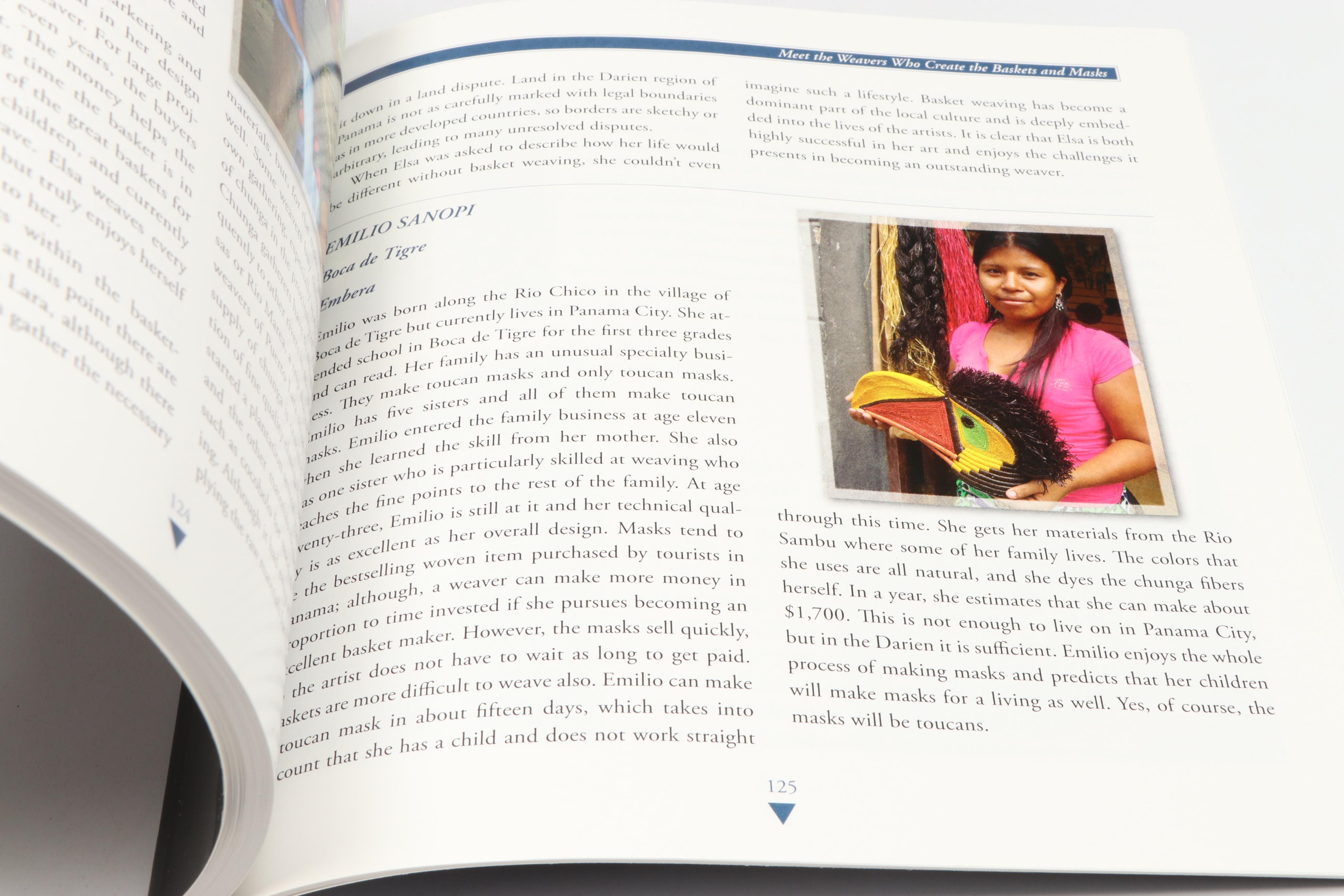 Panamanian Emberá-Wounaan Baskets with Butterfly and Geometric Designs