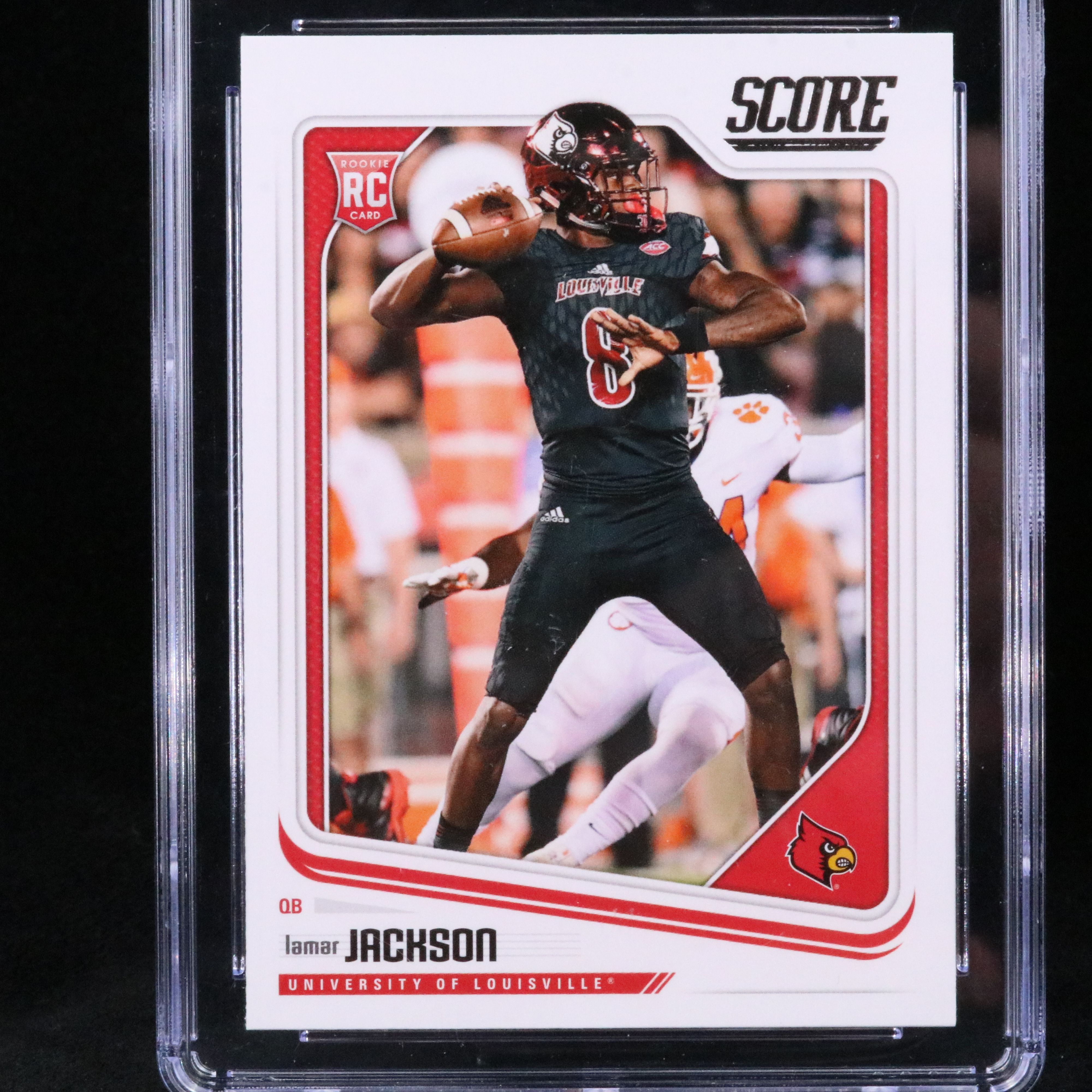 2018 Score Lamar Jackson Rookie Football Card Graded CGC 10