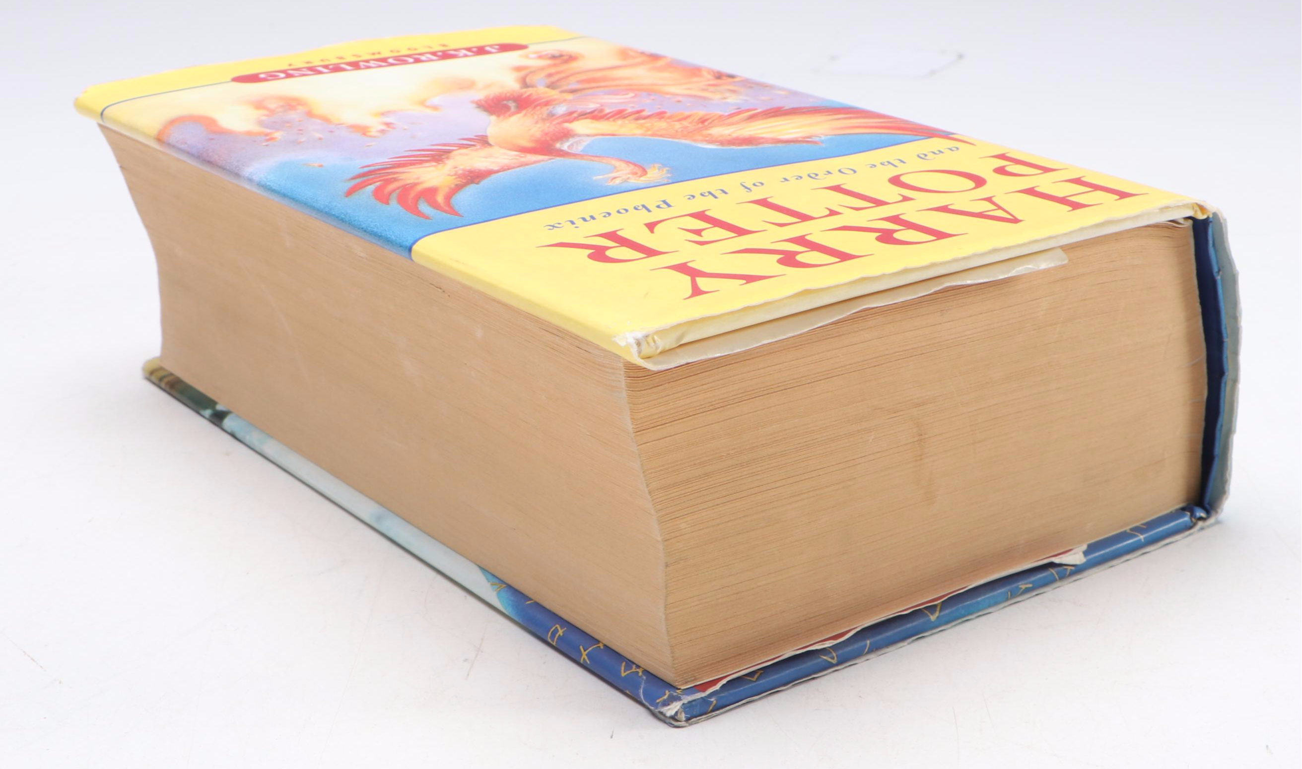 First UK Edition "Harry Potter and the Order of the Phoenix" by J. K. Rowling