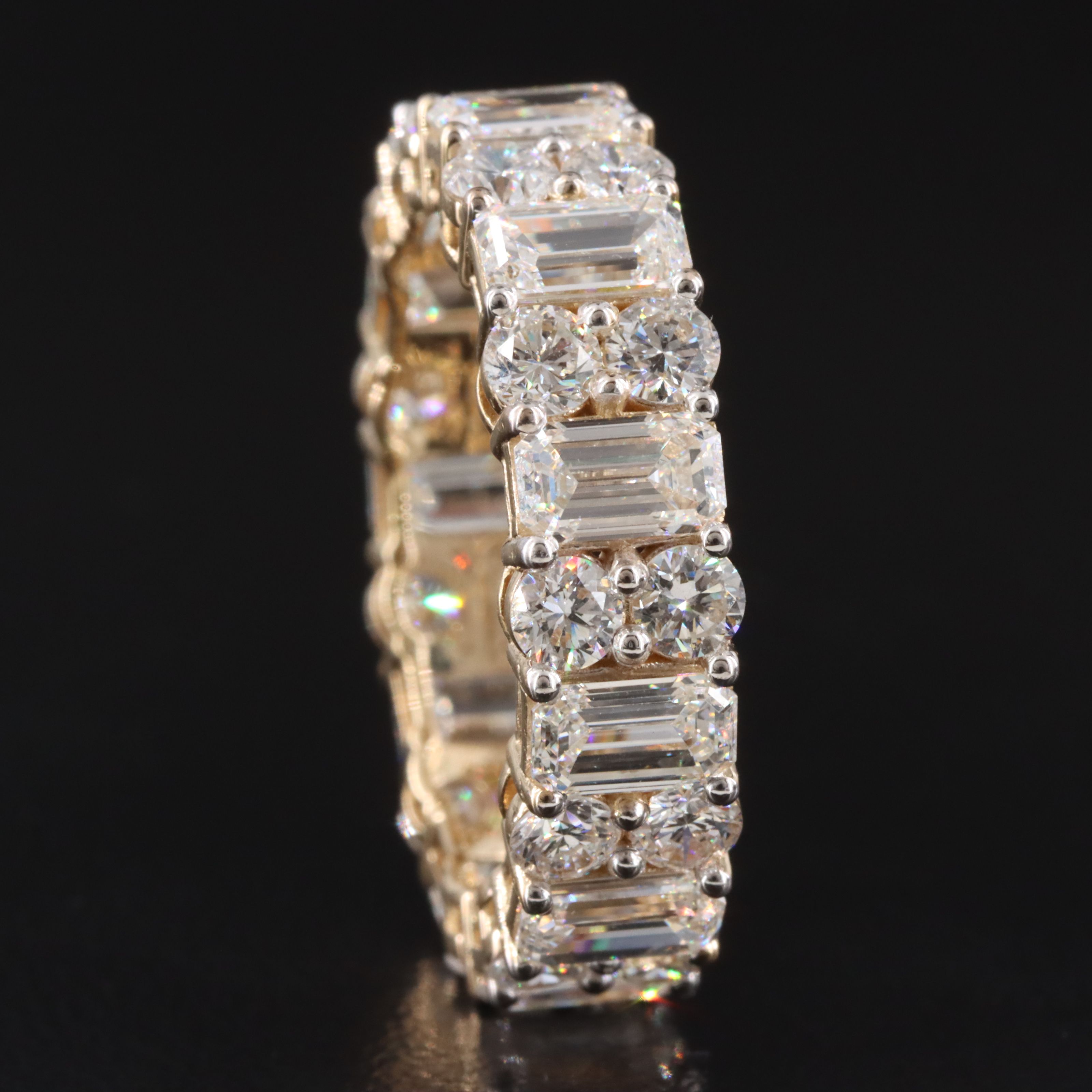 14K 5.94 CTW Lab Grown Diamond Eternity Band