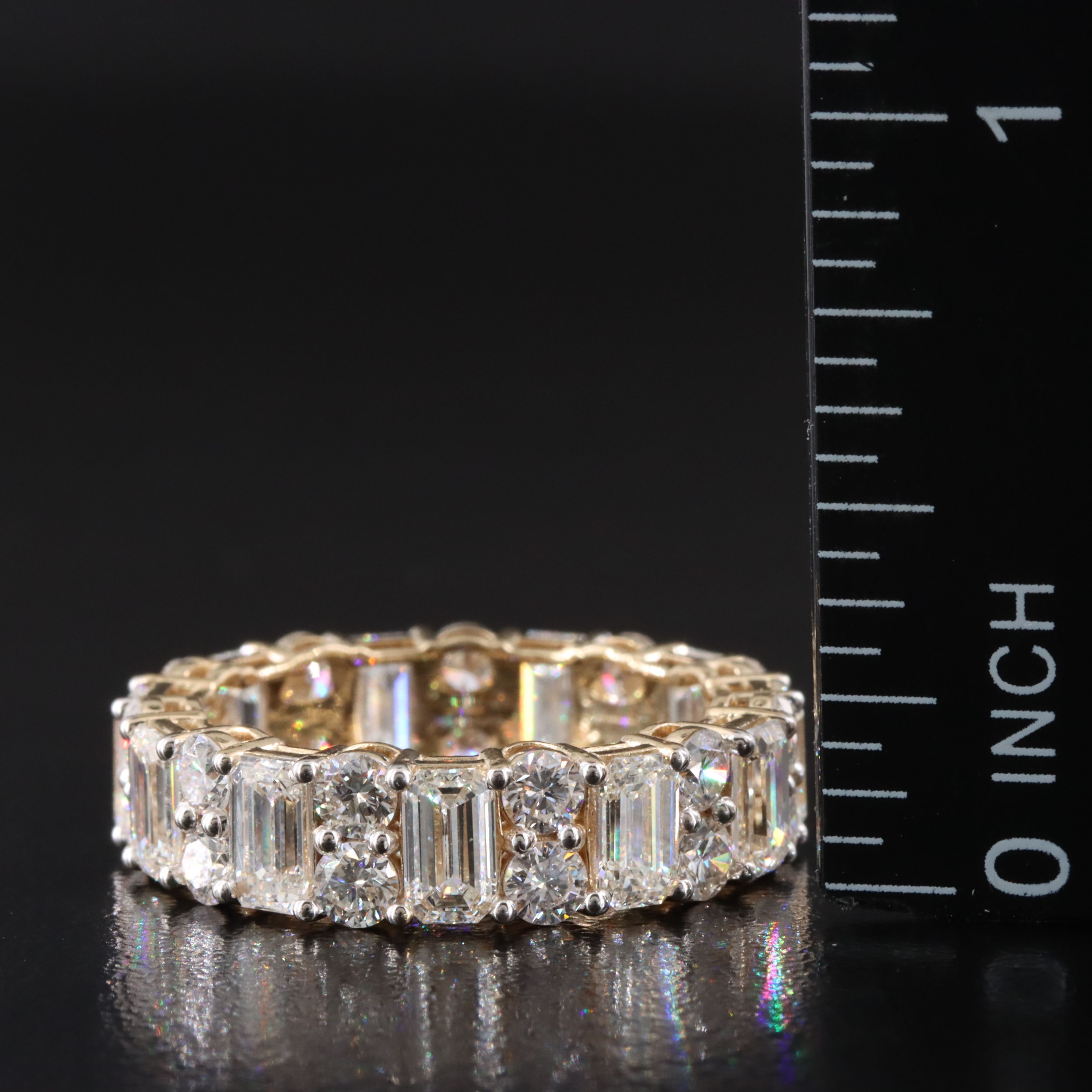 14K 5.94 CTW Lab Grown Diamond Eternity Band