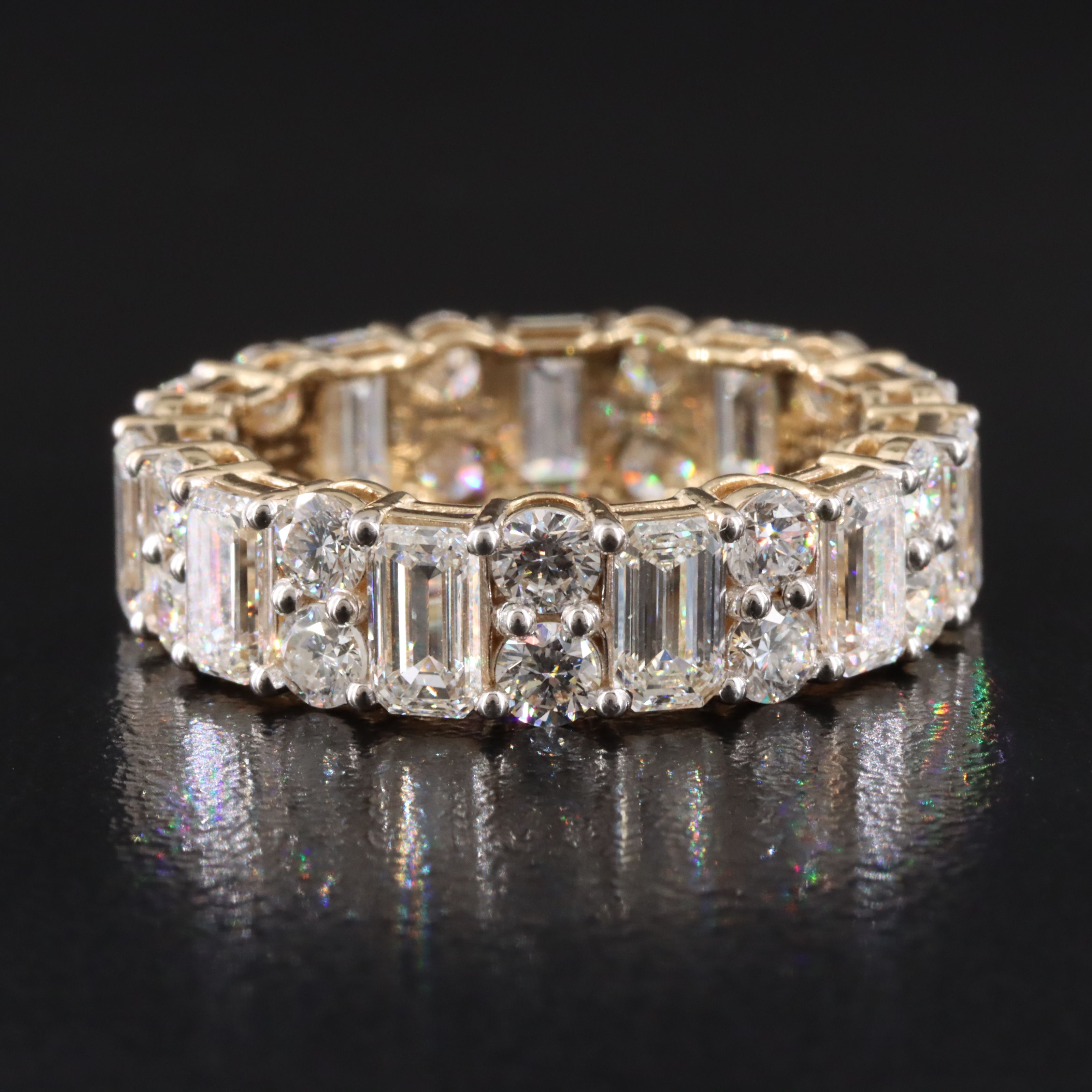 14K 5.94 CTW Lab Grown Diamond Eternity Band