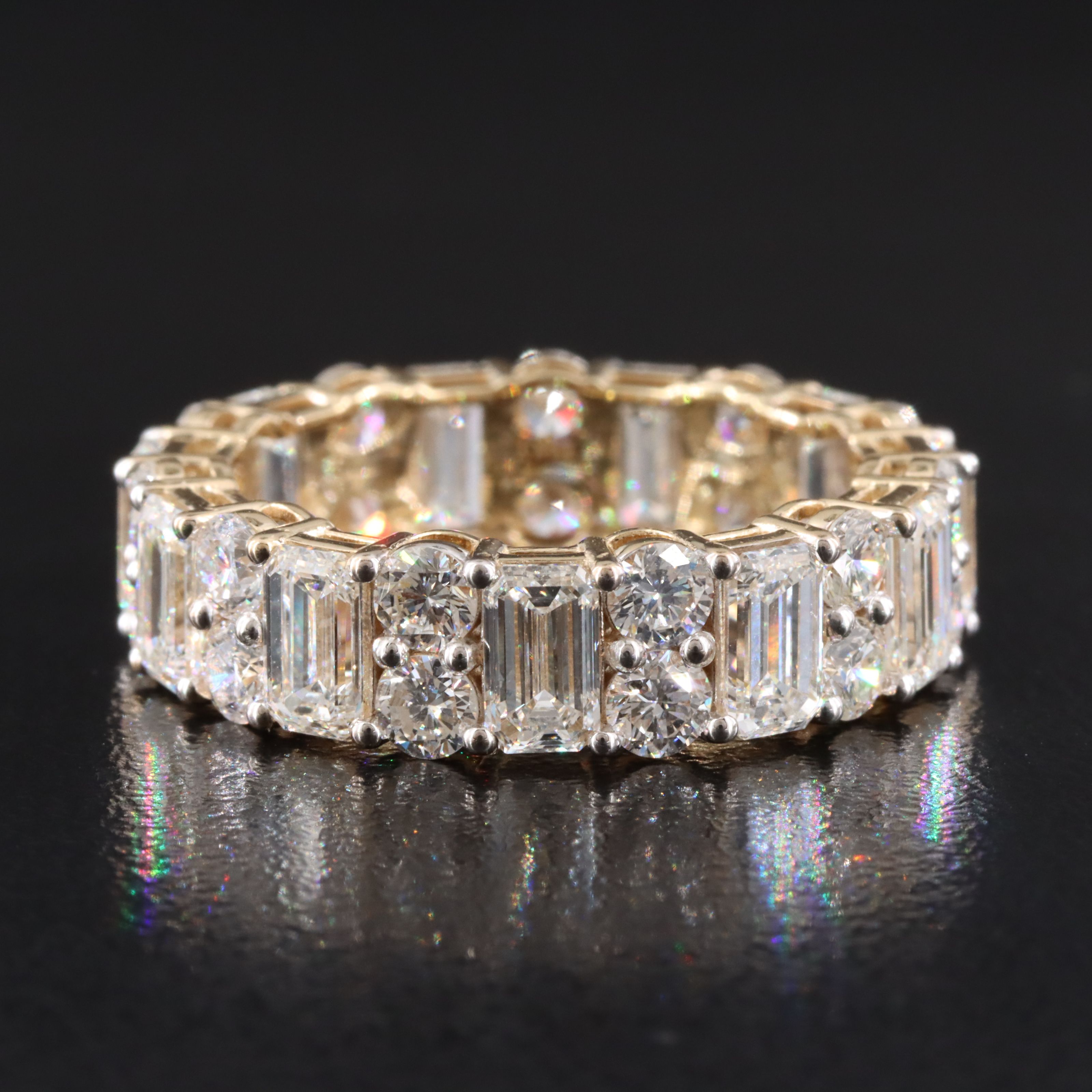 14K 5.94 CTW Lab Grown Diamond Eternity Band