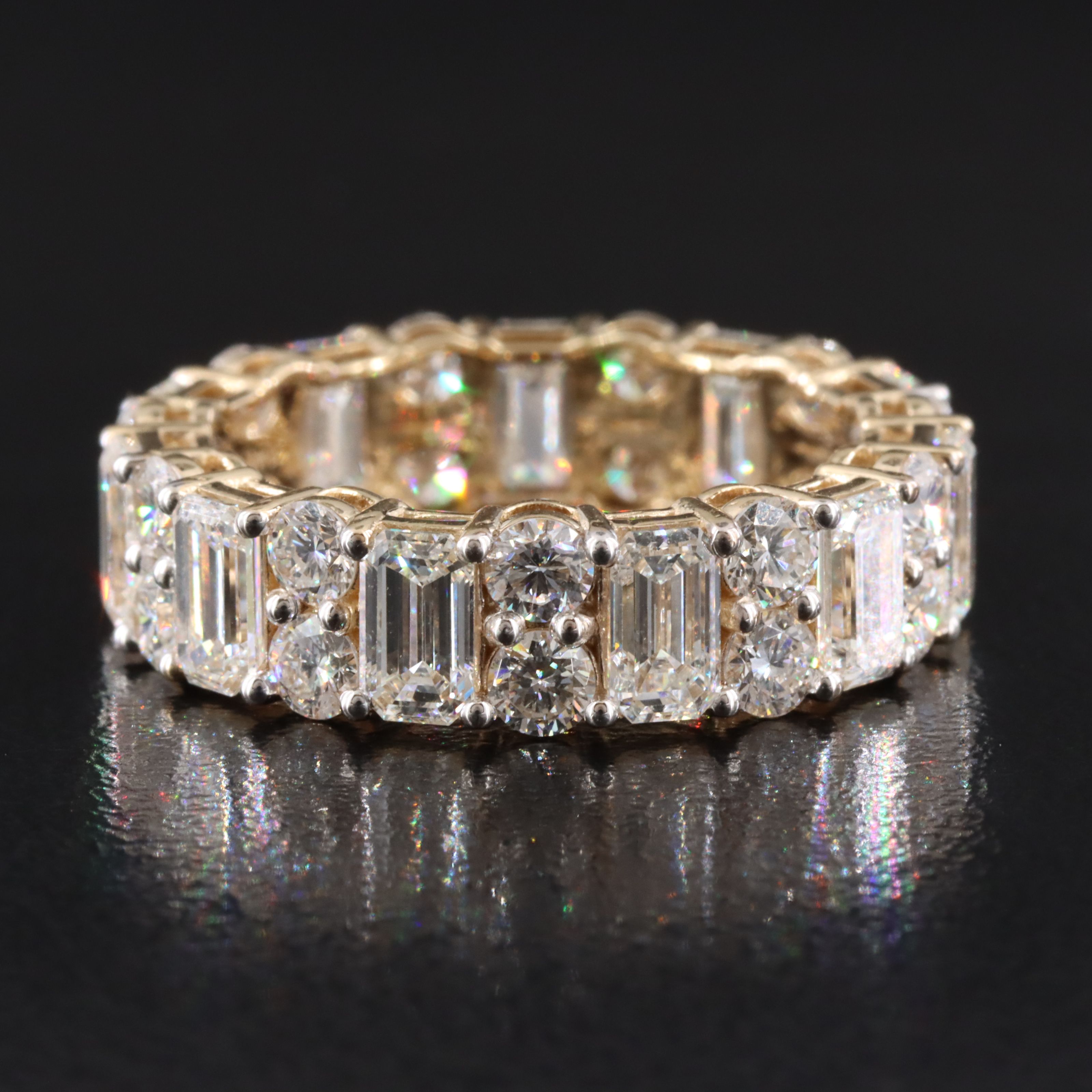 14K 5.94 CTW Lab Grown Diamond Eternity Band