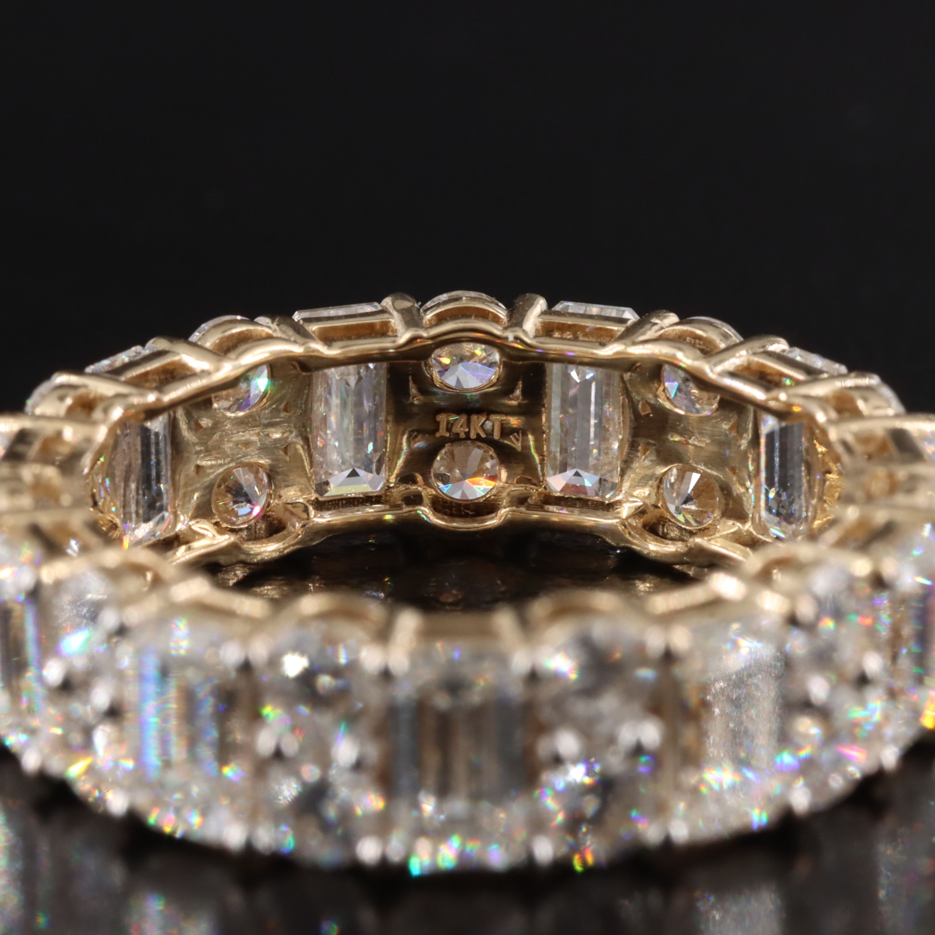 14K 5.94 CTW Lab Grown Diamond Eternity Band