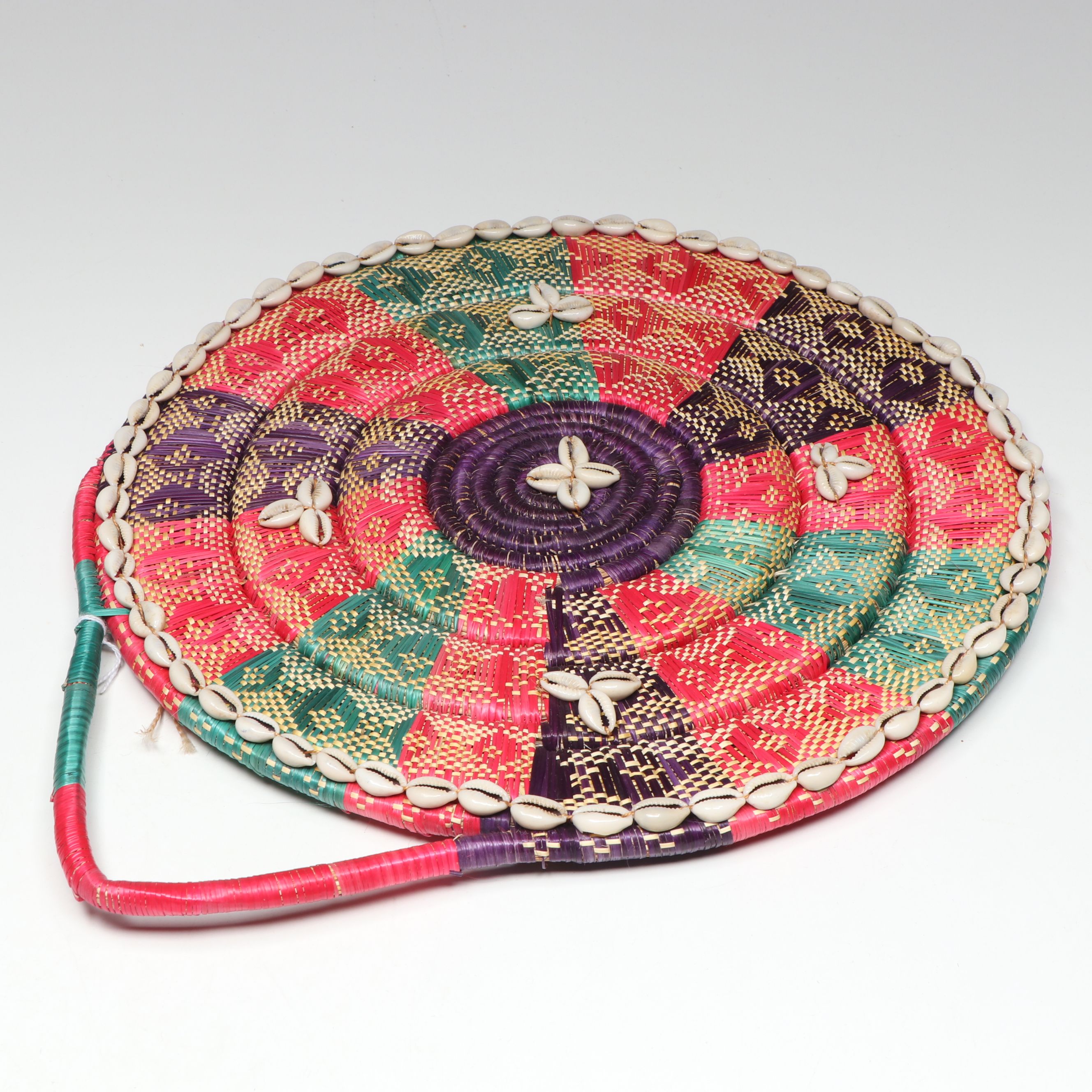 Ethiopian Oromo Cowrie Shell and Serving Baskets