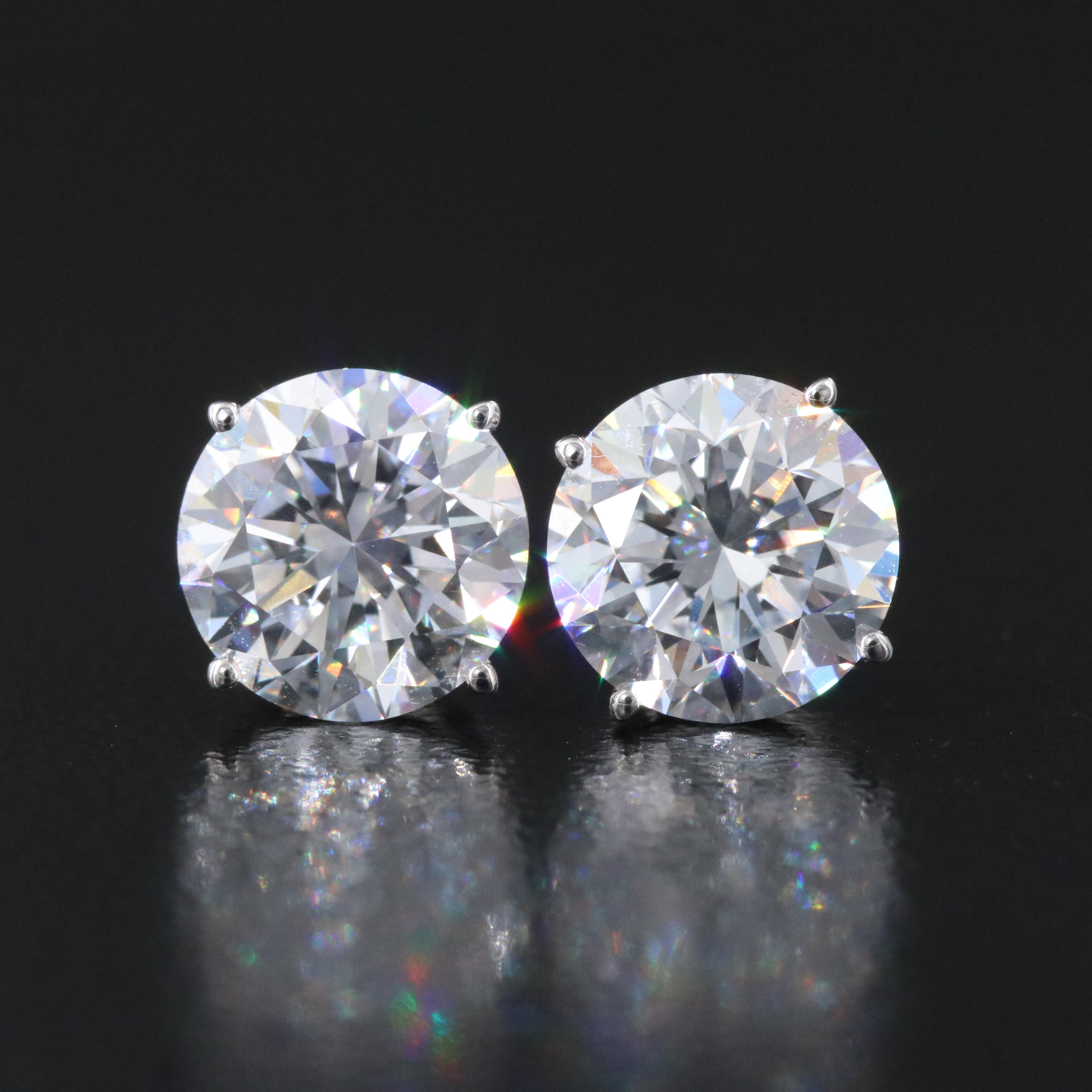 14K 3.00 CTW Lab Grown Diamond Stud Earrings