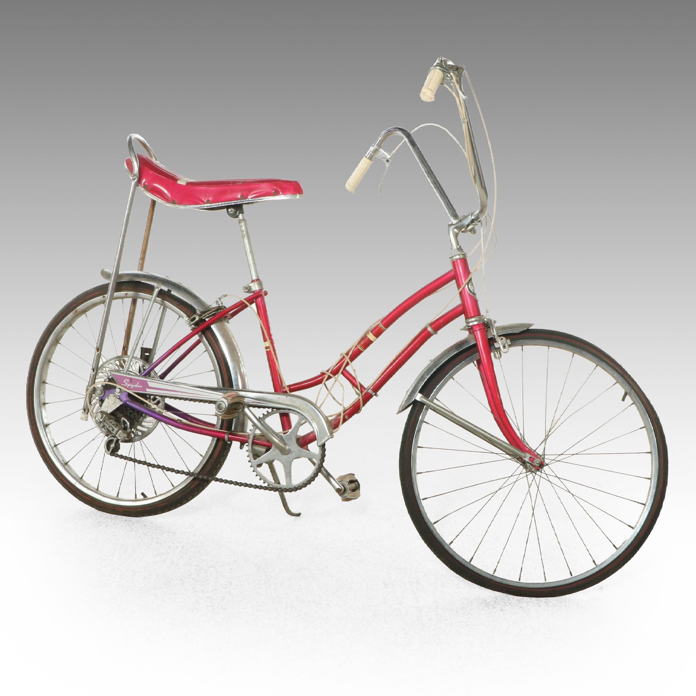 Sears Roebuck and Co. Red Banana Seat Cruiser, Mid-20th Century