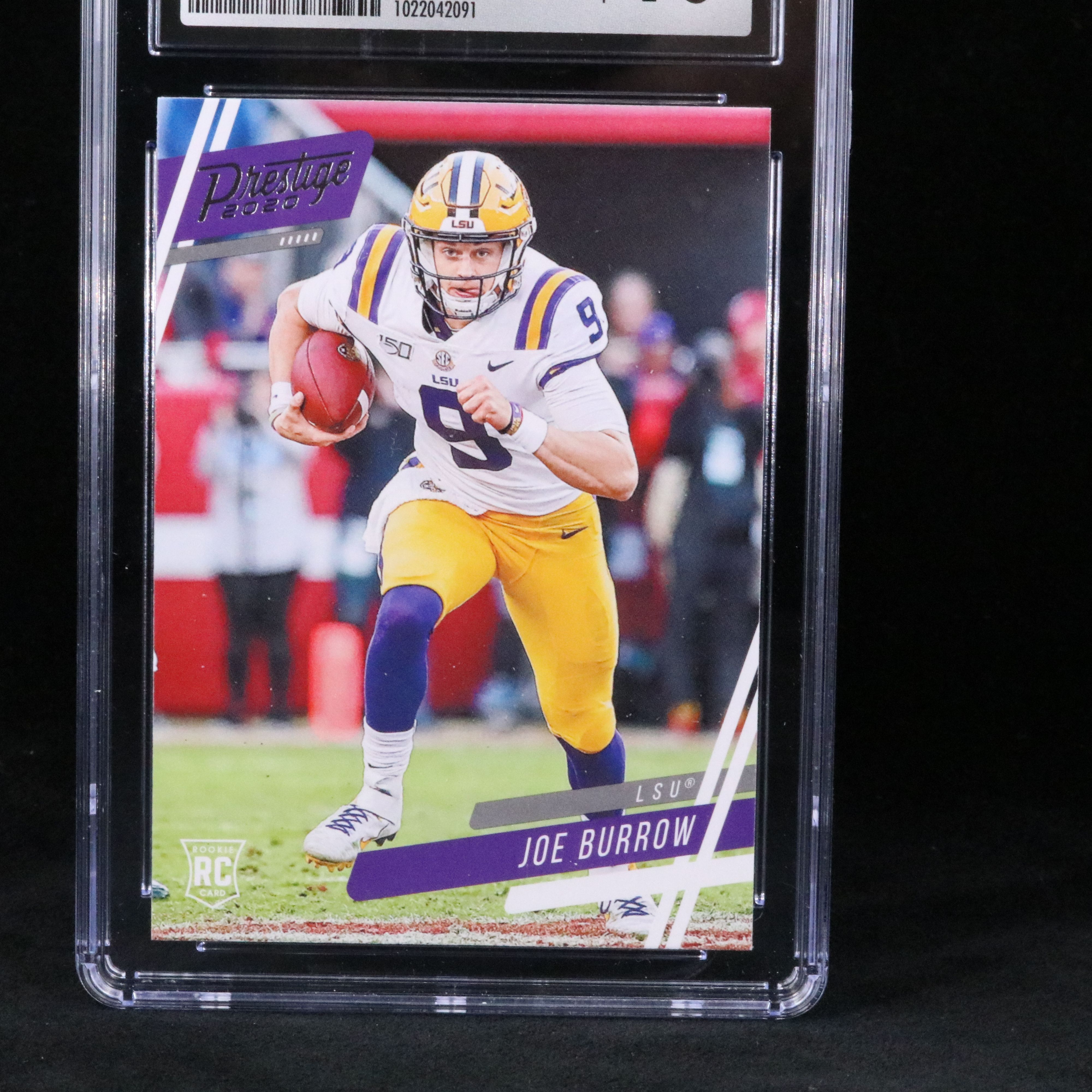 2020 Chronicles Draft Picks Joe Burrow Prestige Rookie Card Graded CSG 10