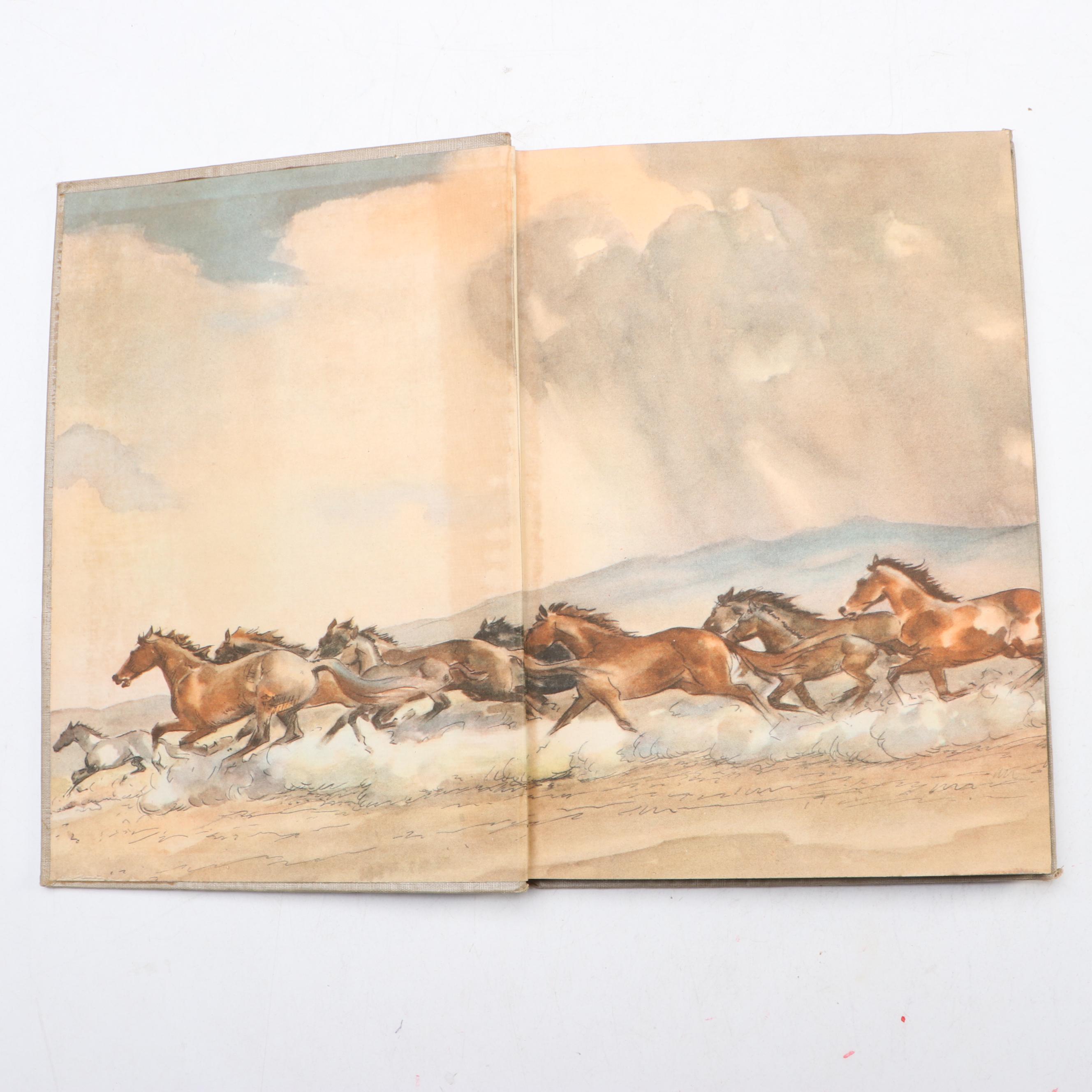 First Illustrated Edition "The Red Pony" by John Steinbeck, 1945