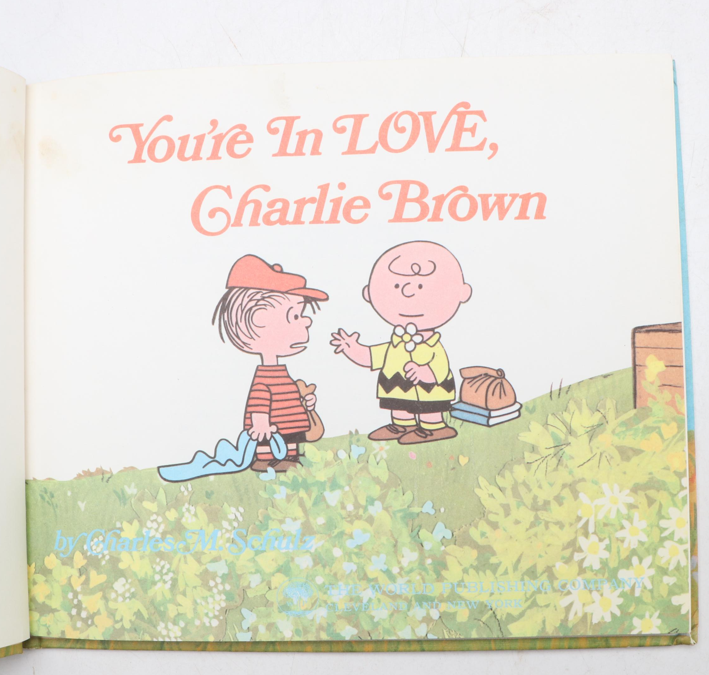 First Edition "You're In Love, Charlie Brown" by Charles M. Schulz, 1968